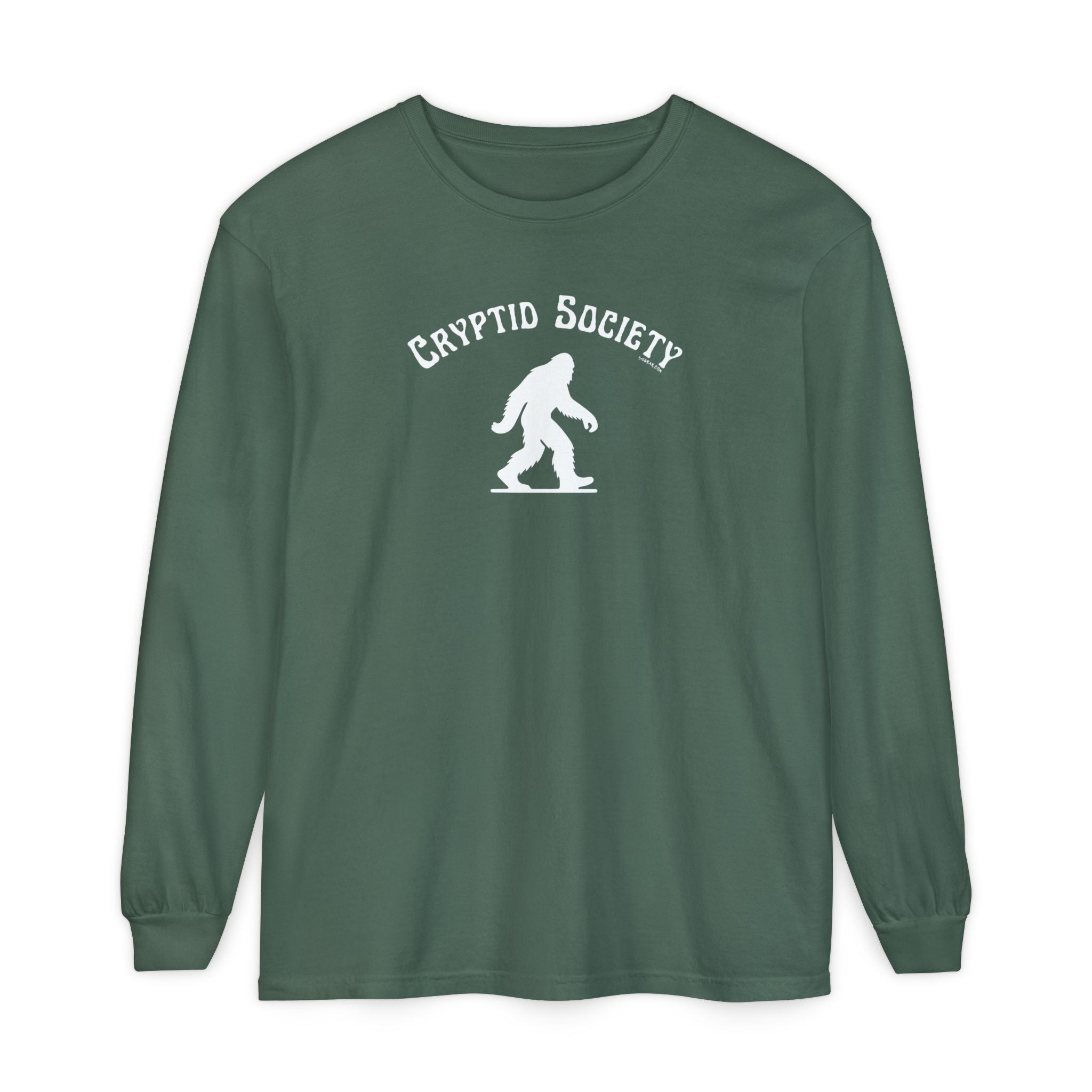 Cryptid Society Long Sleeve Tee – Bigfoot Edition (Comfort Colors®)