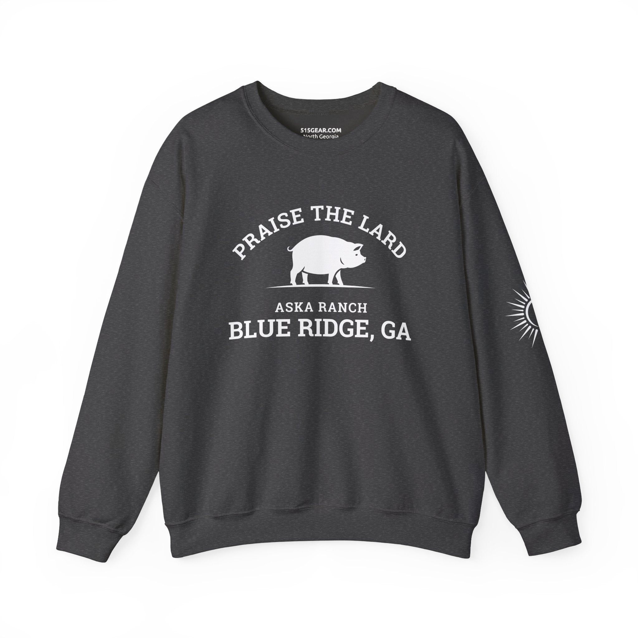 Blue Ridge Praise the Lard, Aska Ranch - Heavy Blend™ Crewneck Sweatshirt