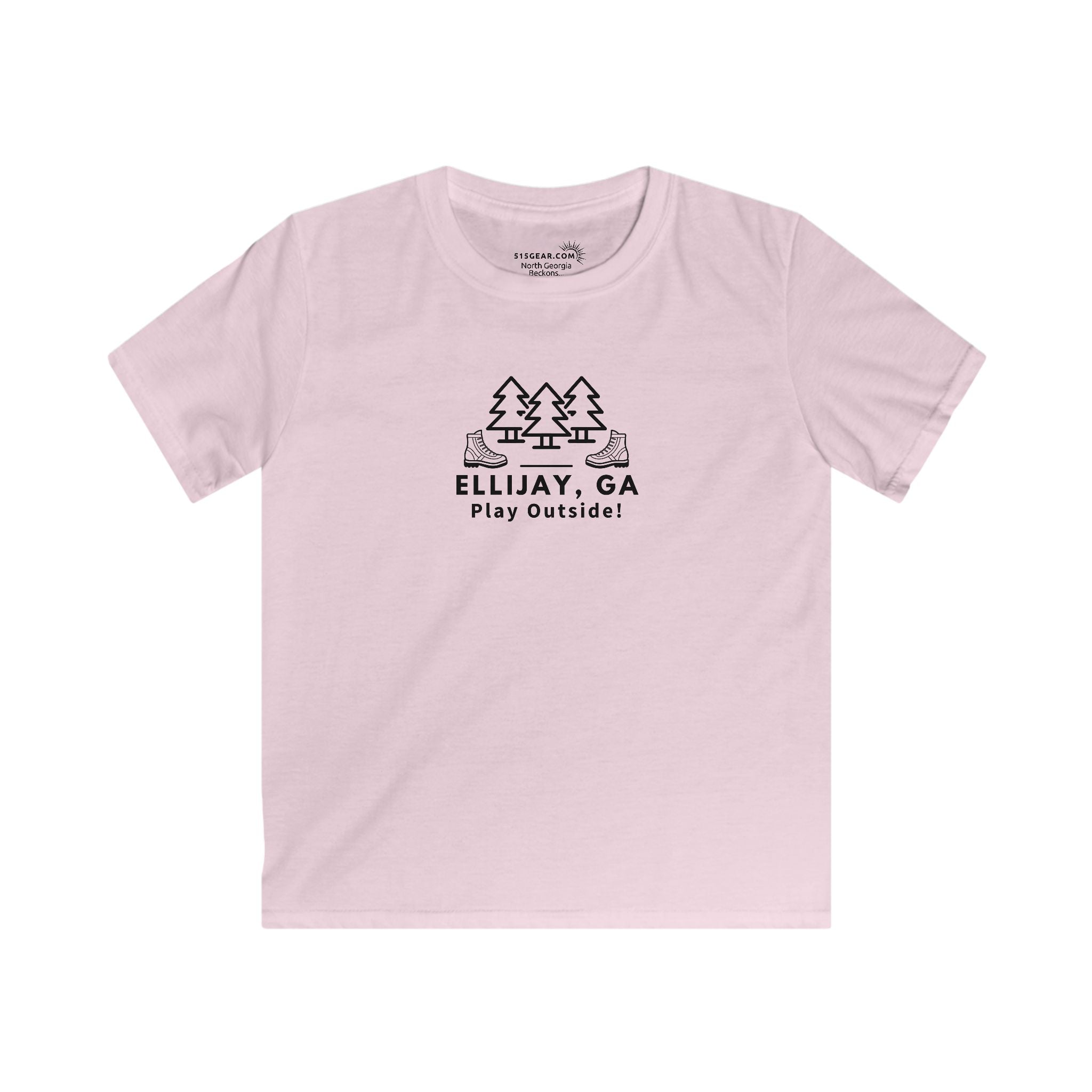 Ellijay, Georgia - "Play Outside" Kids’ Hiking T-Shirt – North Georgia Adventure Edition