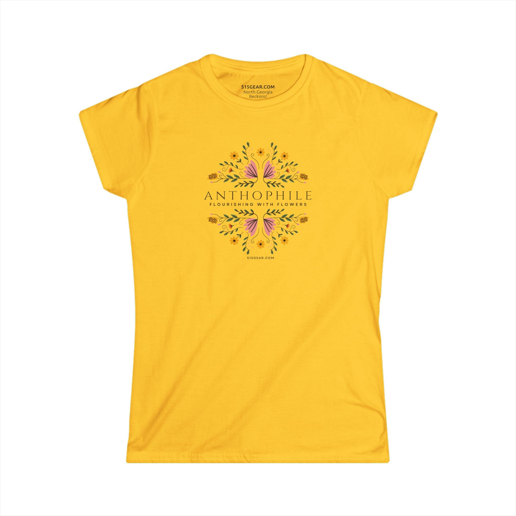 Women’s T-shirt, Anthophile meaning plant lovers | by 515Gear.com | Life is a garden