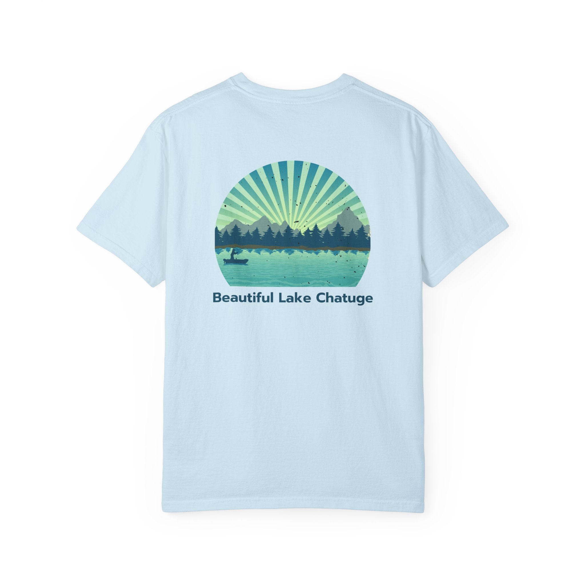 Unisex Adult T-shirt, Lake Chatuge, by 515Gear.com | Hiawassee, GA | Swim, Boat, Fish!