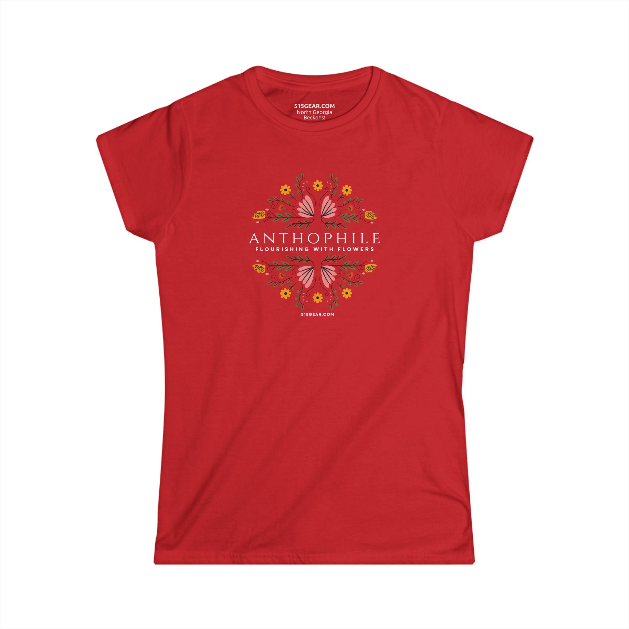 Women’s T-shirt, Anthophile meaning plant lovers | by 515Gear.com | Life is a garden