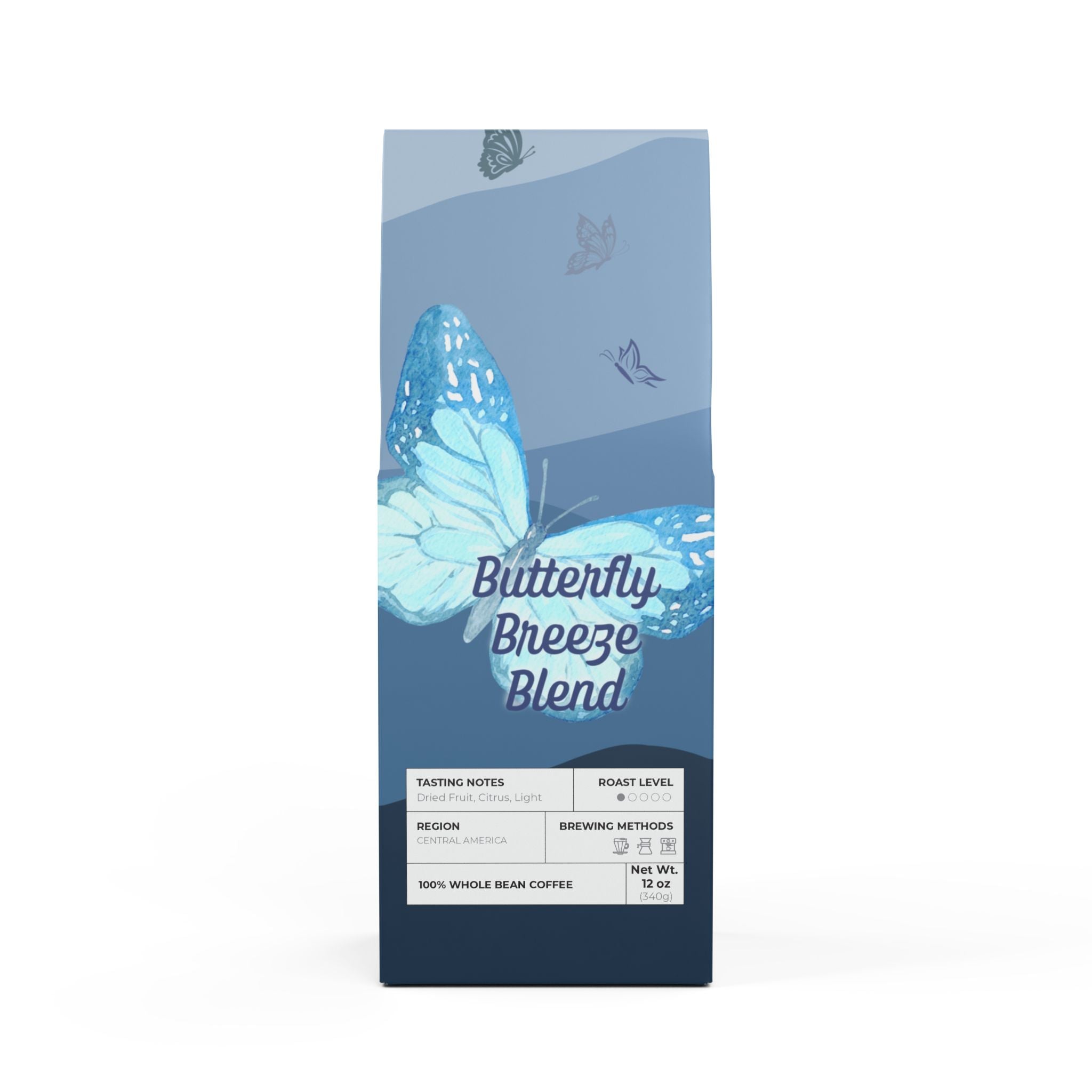 Butterfly Breeze Blend Coffee - 12 oz - Light Roast