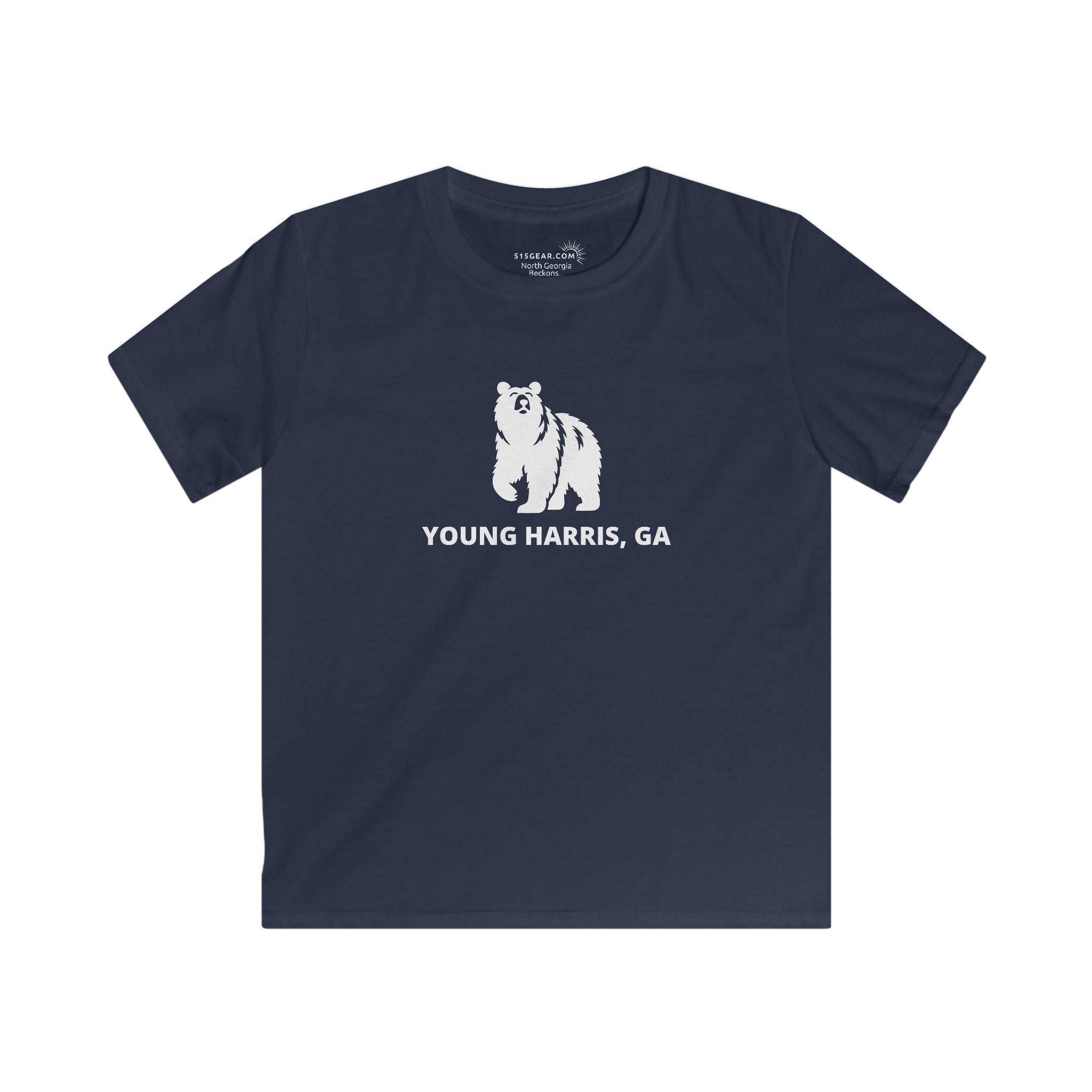 Kid’s T-Shirt, Bear Design, by 515Gear.com | Young Harris, GA | Play Outside!