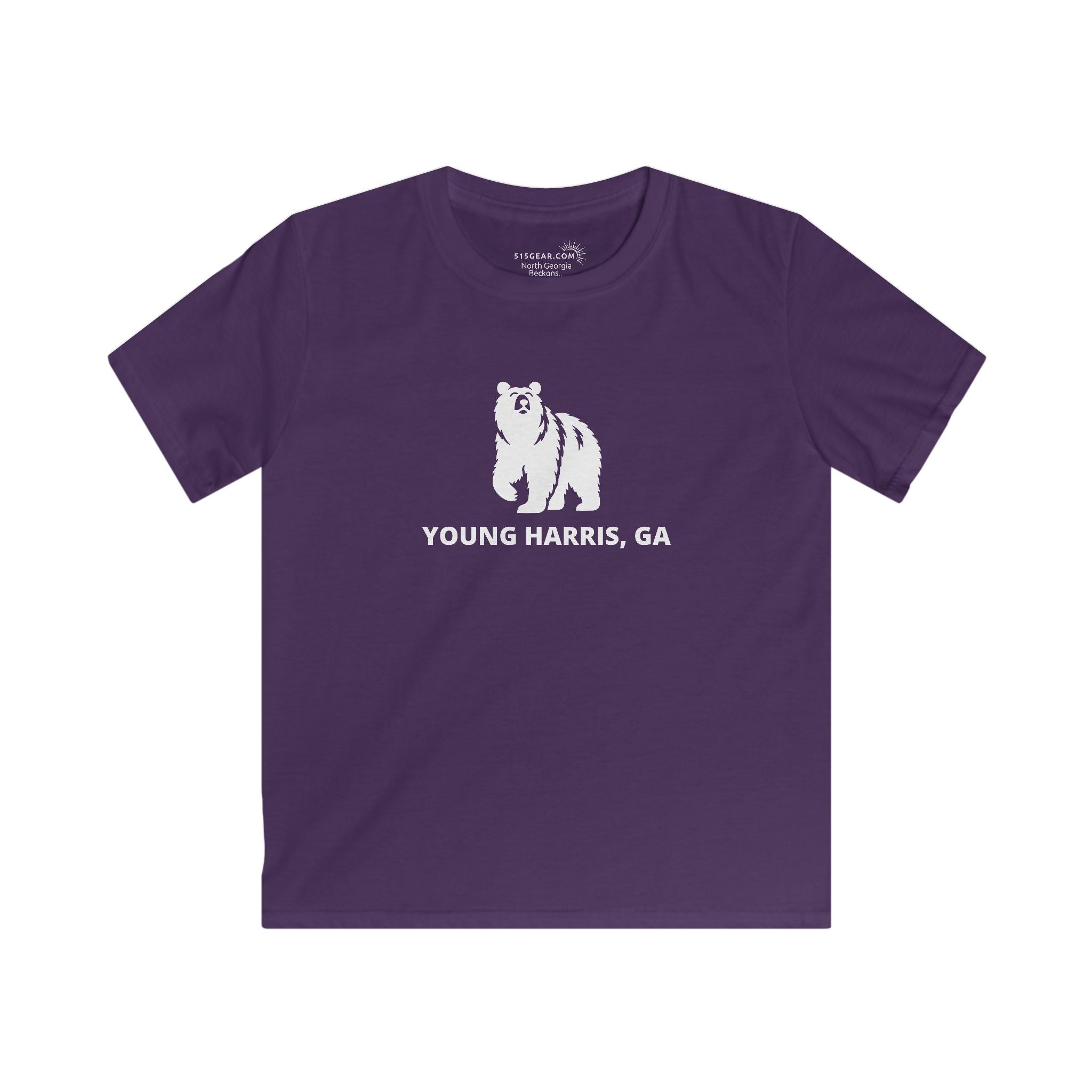 Kid’s T-Shirt, Bear Design, by 515Gear.com | Young Harris, GA | Play Outside!
