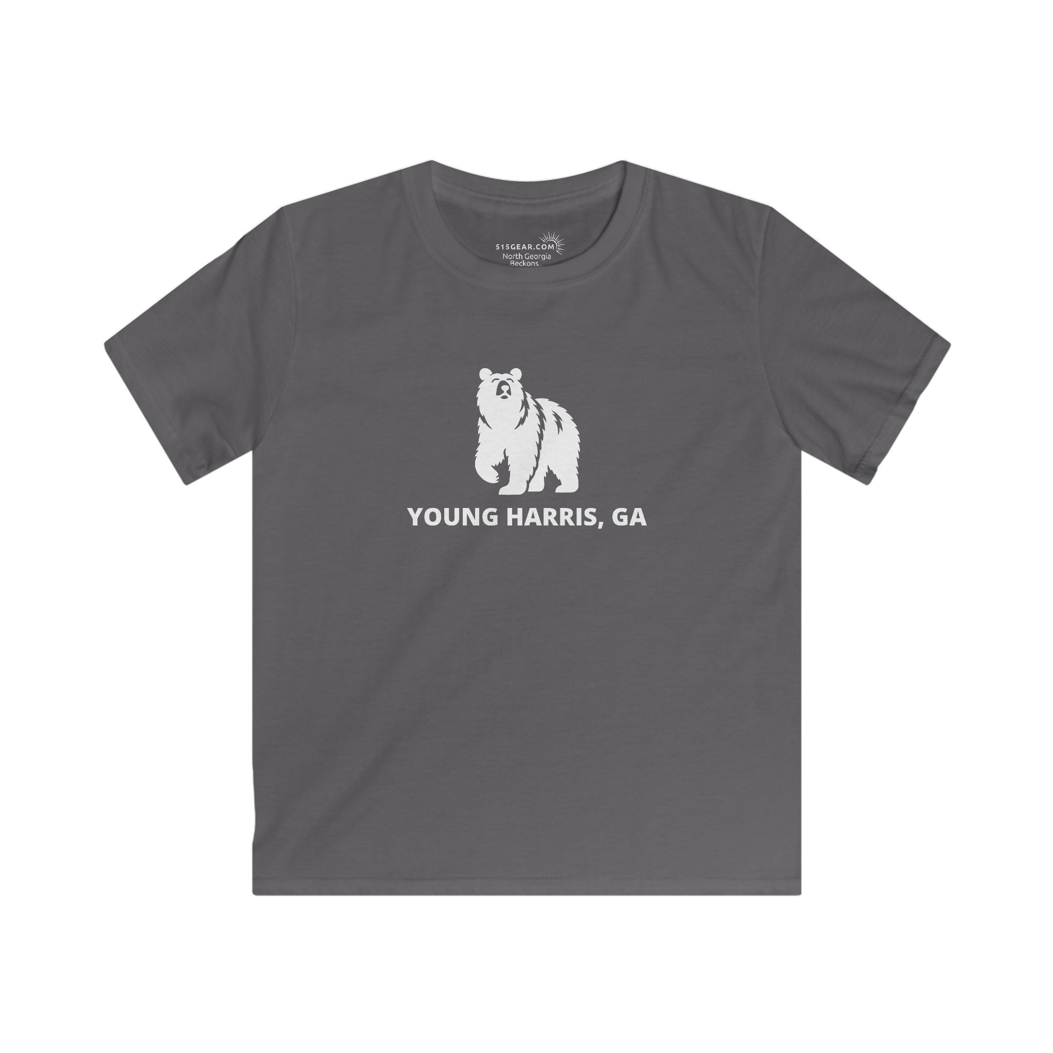Kid’s T-Shirt, Bear Design, by 515Gear.com | Young Harris, GA | Play Outside!