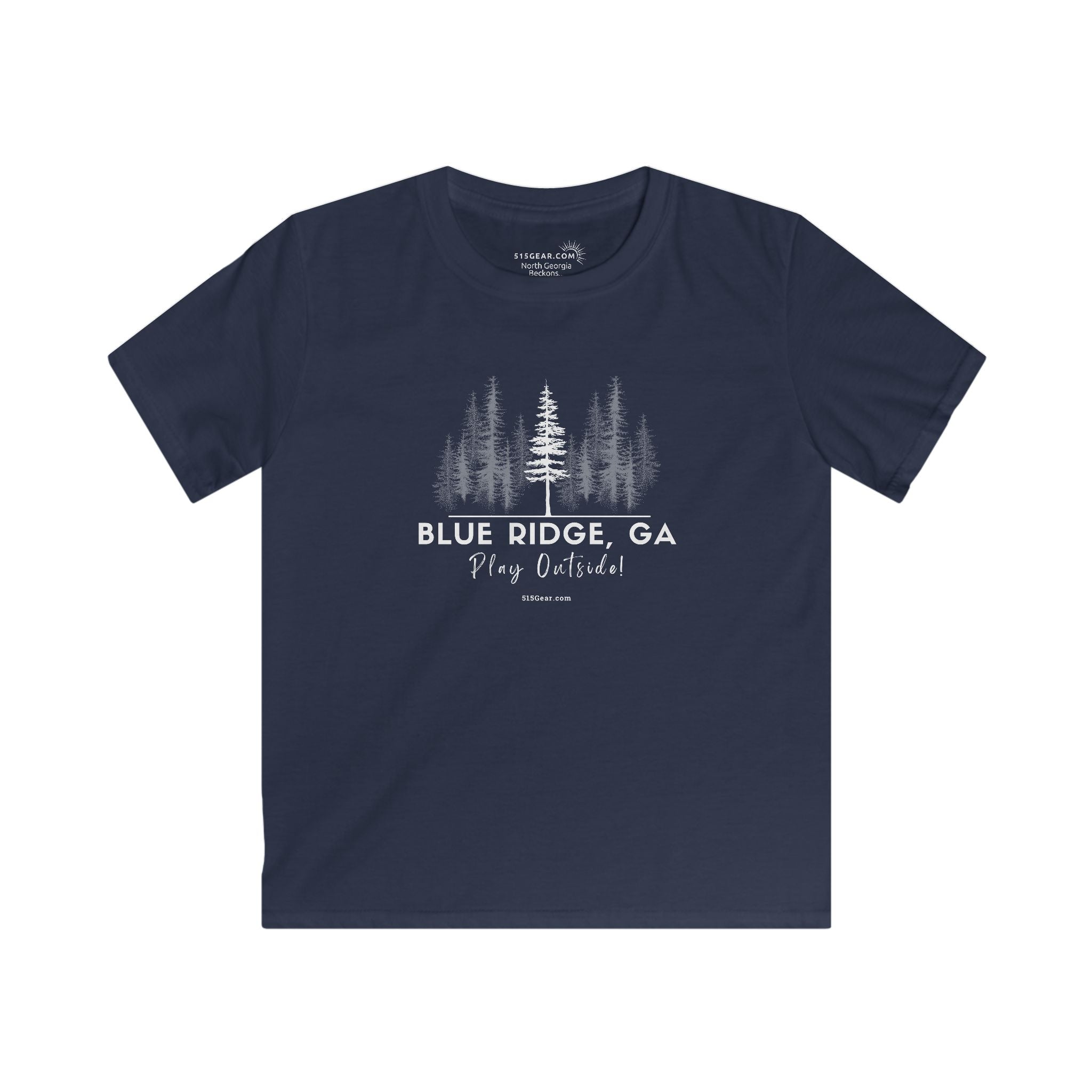 Blue Ridge, Georgia "Play Outside" Kids’ T-Shirt – North Georgia Forest Adventure