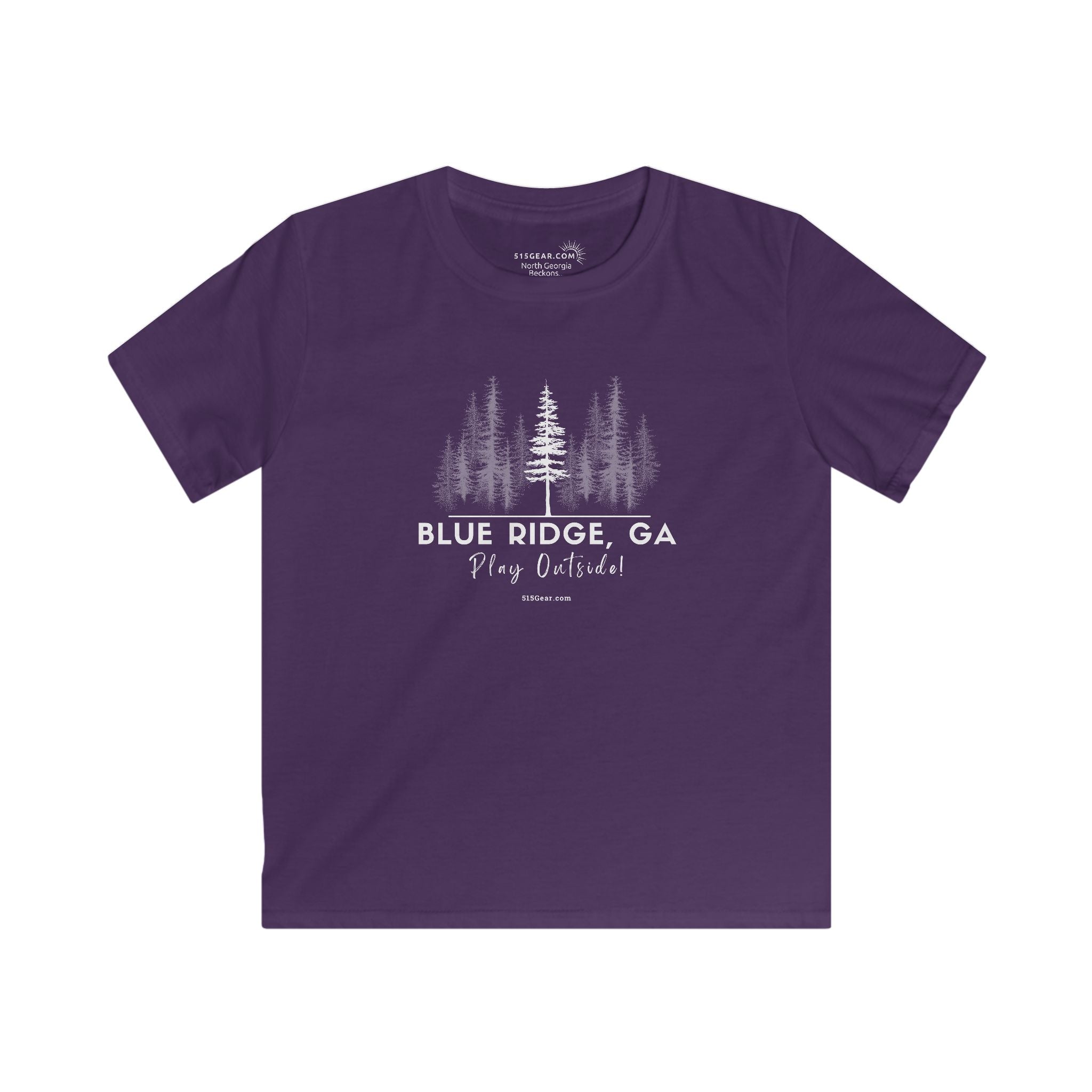 Blue Ridge, Georgia "Play Outside" Kids’ T-Shirt – North Georgia Forest Adventure