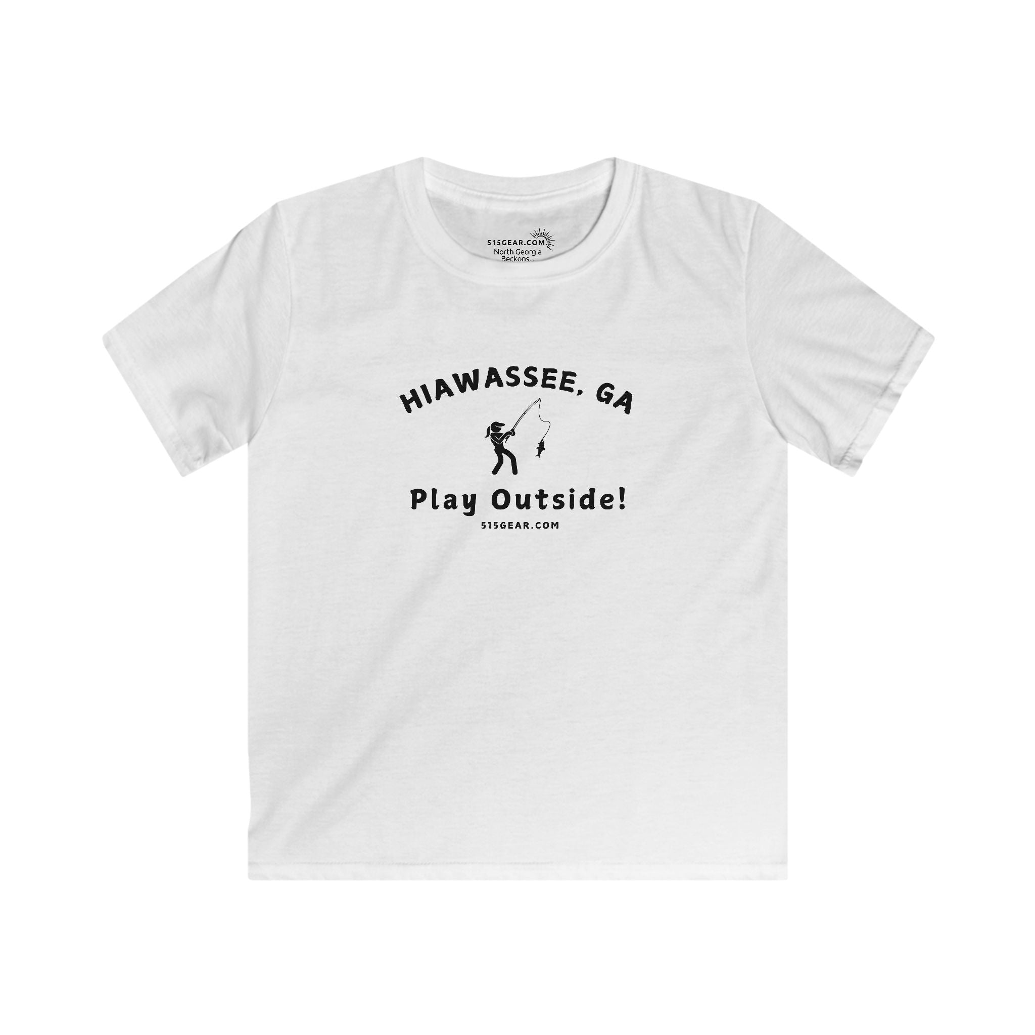 Kid’s T-Shirt, North GA Angler Adventure by 515Gear.com | Hiawassee, GA | Play Outside!