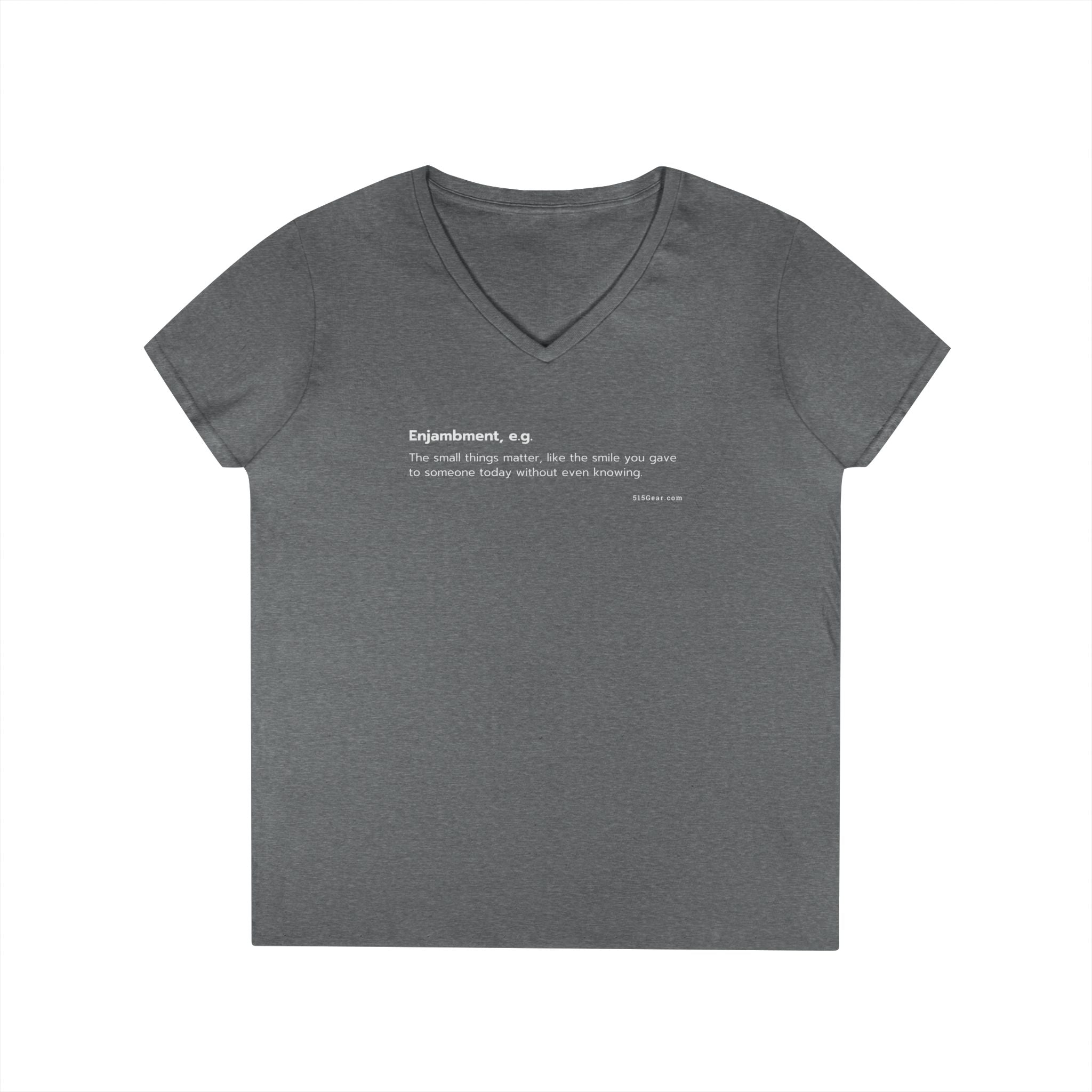 women's t-shirt, word play | 515Gear.com | the small things matter