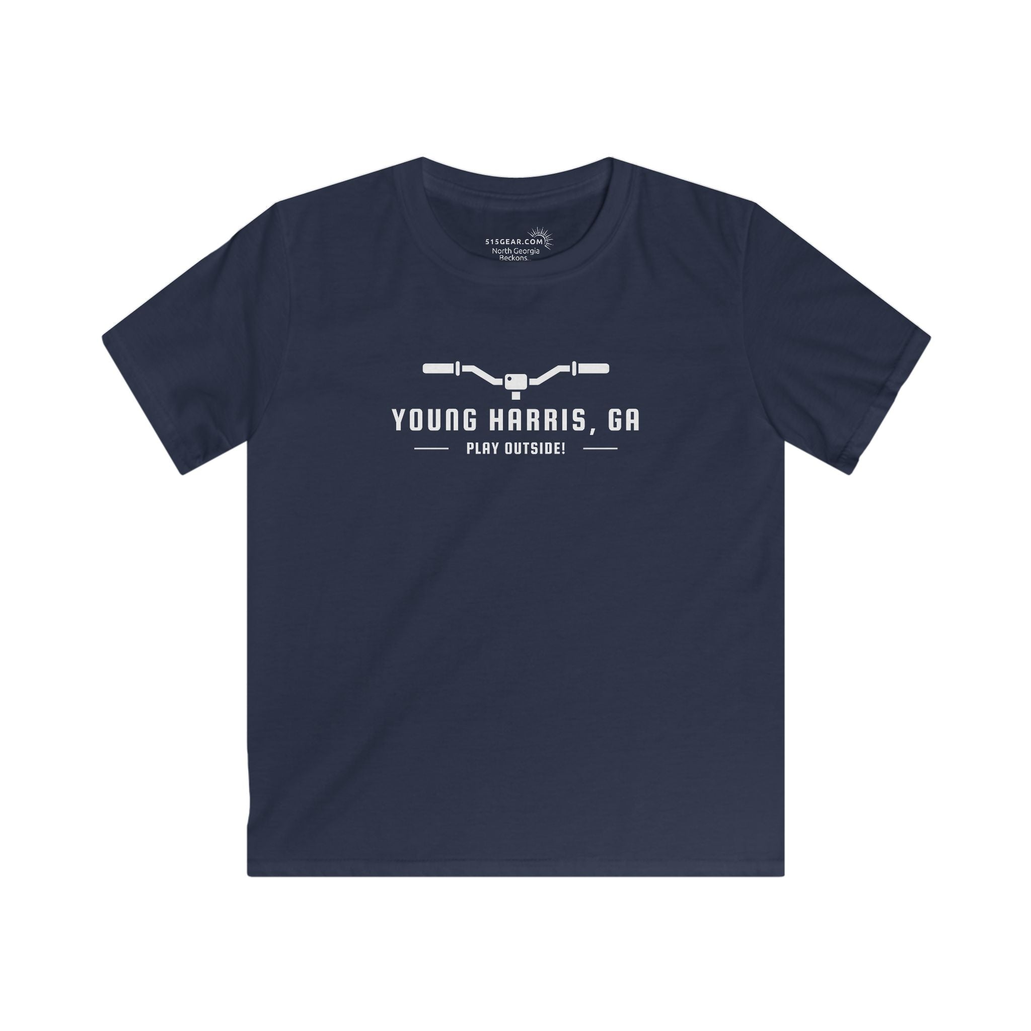 Kid’s T-Shirt, North GA biking, by 515Gear.com | Young Harris, GA | Play Outside!