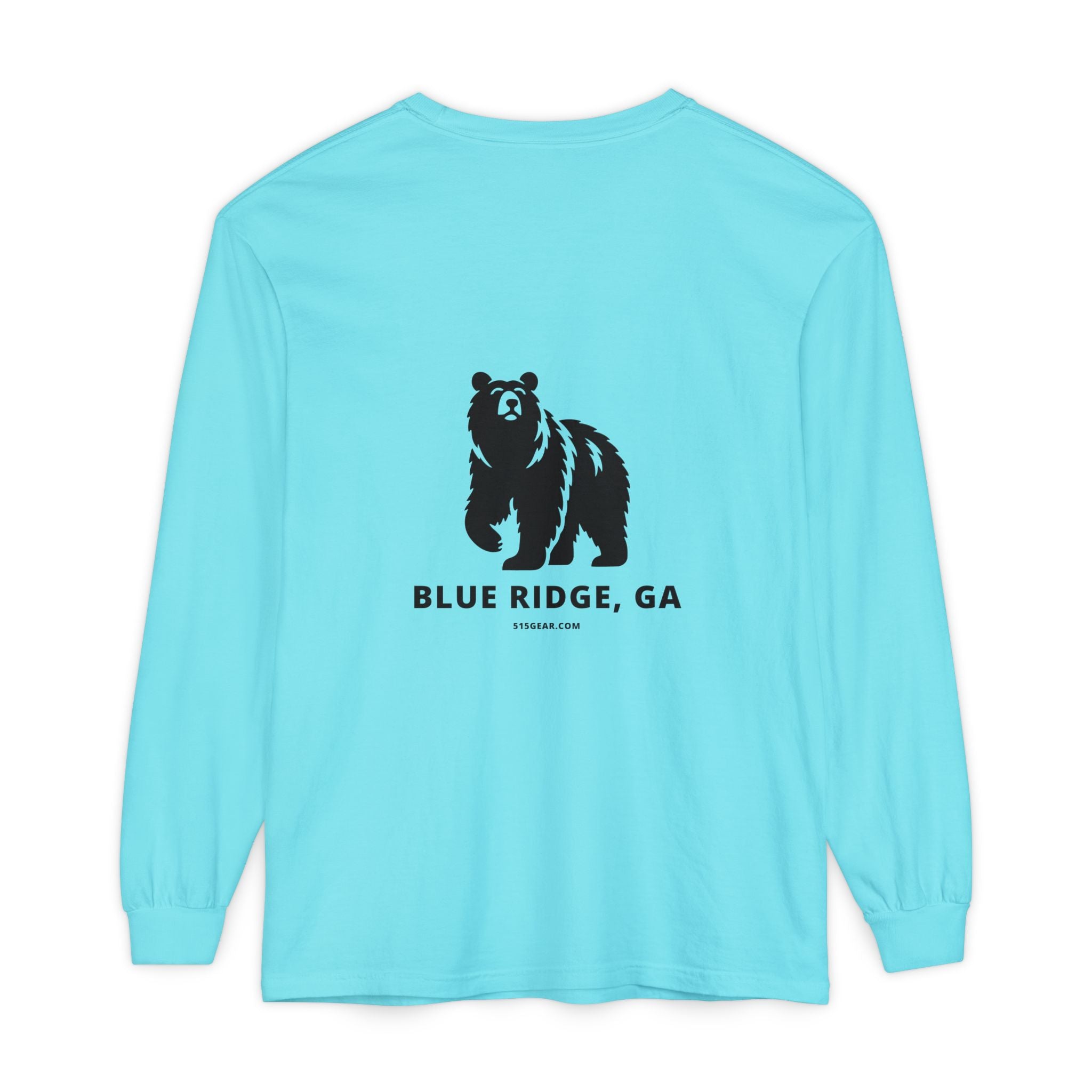 Unisex Adult Long Sleeve T-shirt, Bear Design by 515Gear.com | Blue Ridge, GA | Please don't feed the bears!