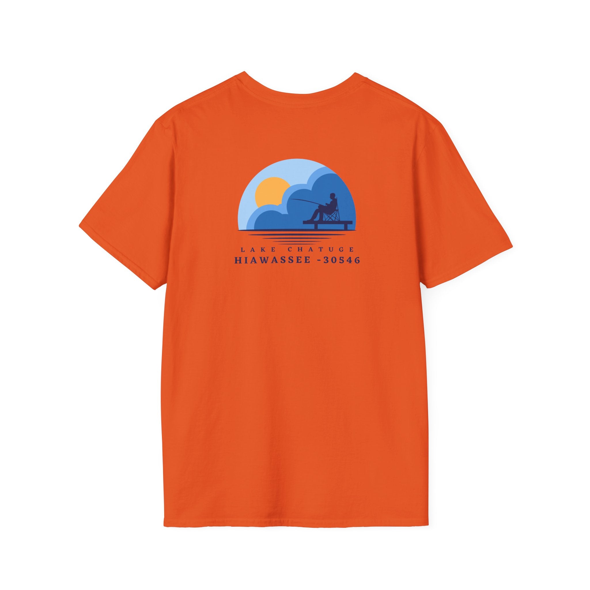Adult t-shirt, Lake Fishing Graphic, by 515Gear.com | Hiawassee, GA | 30546