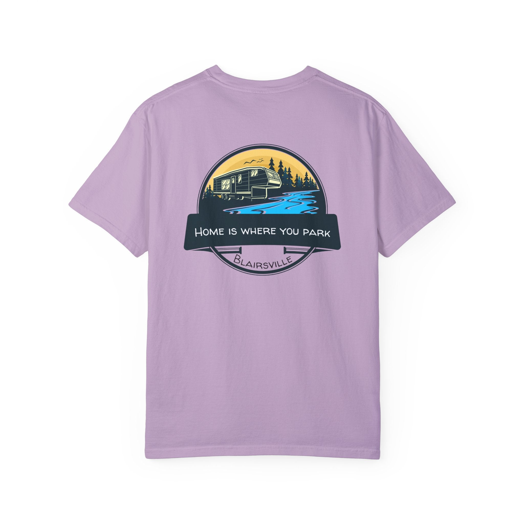 Unisex Adult T-shirt, RV design by 515Gear.com | Blairsville, GA | Home is where you park!