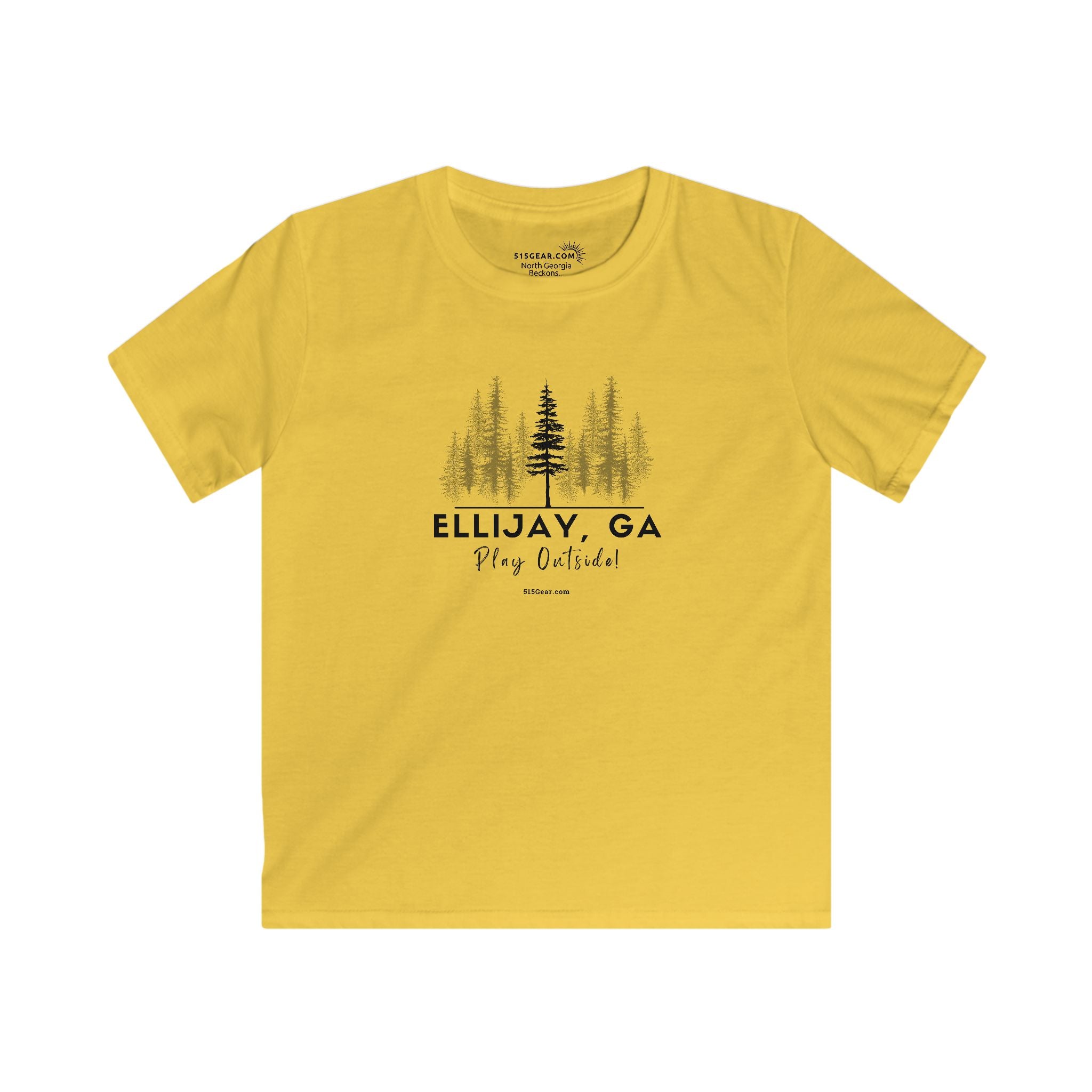 Kid’s T-Shirt, North GA Forest, by 515Gear.com | Ellijay, GA | Play Outside!