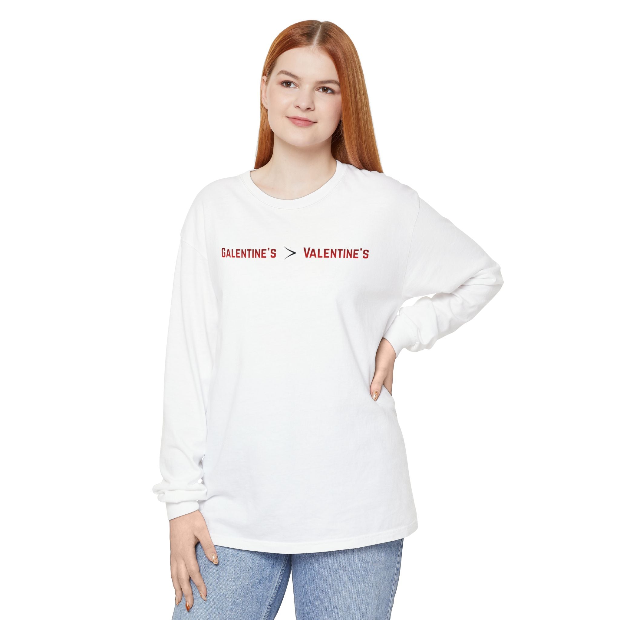 Galentine's > Valentine's Comfort Colors Long Sleeve T-Shirt