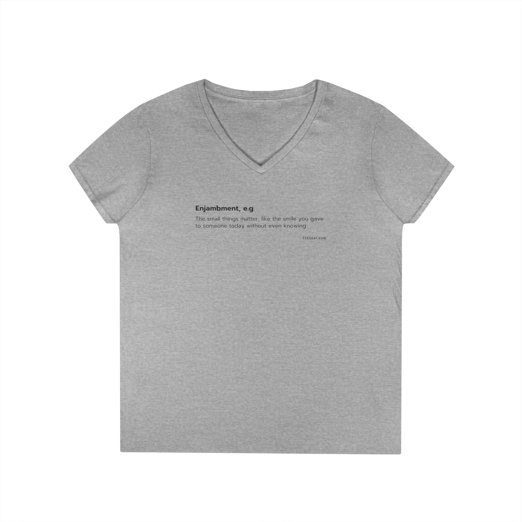 women's t-shirt, word play | 515Gear.com | the small things matter