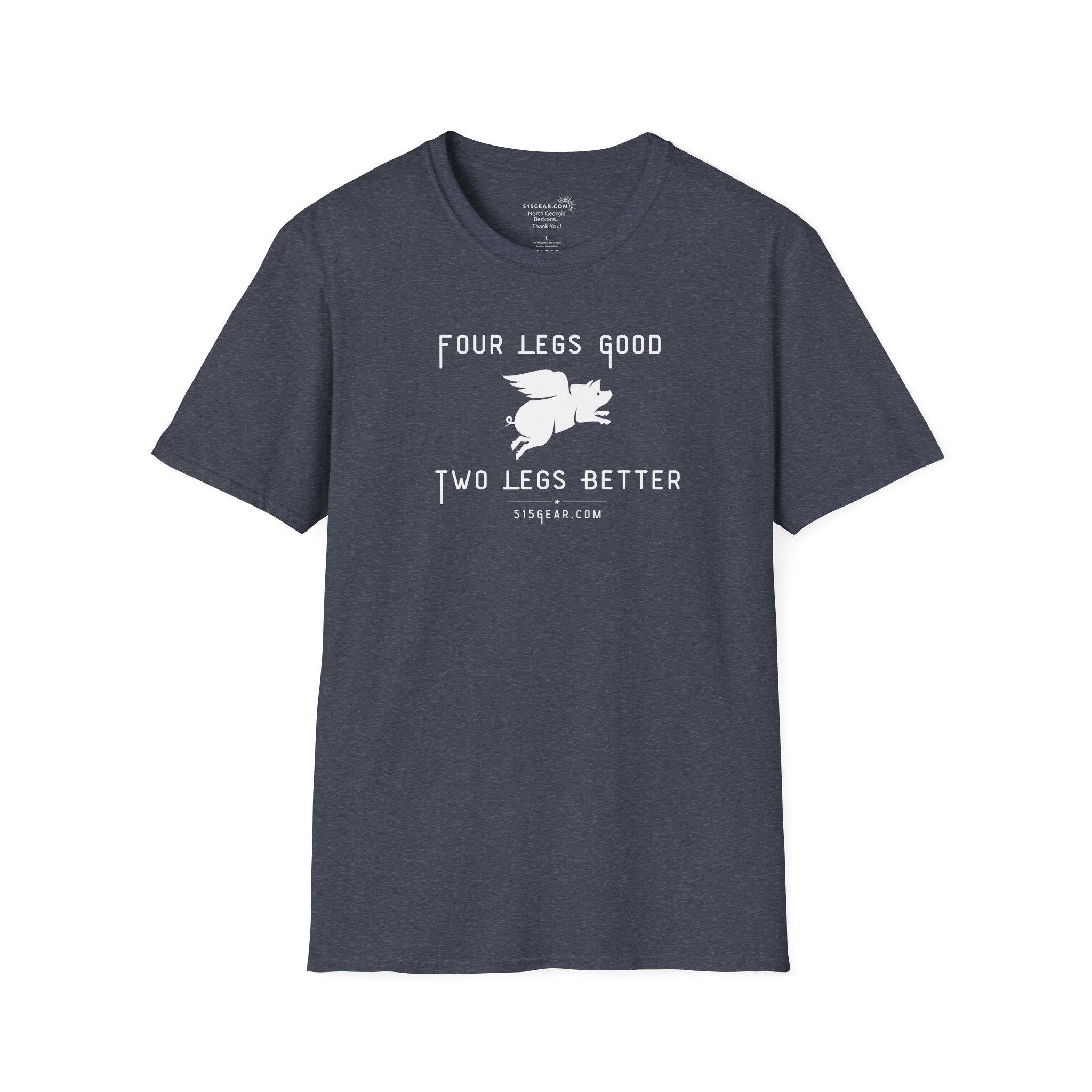 unisex adult t-shirt, satirical reference for “Orwellian” lovers | 515Gear.com | anyone love Animal Farm?