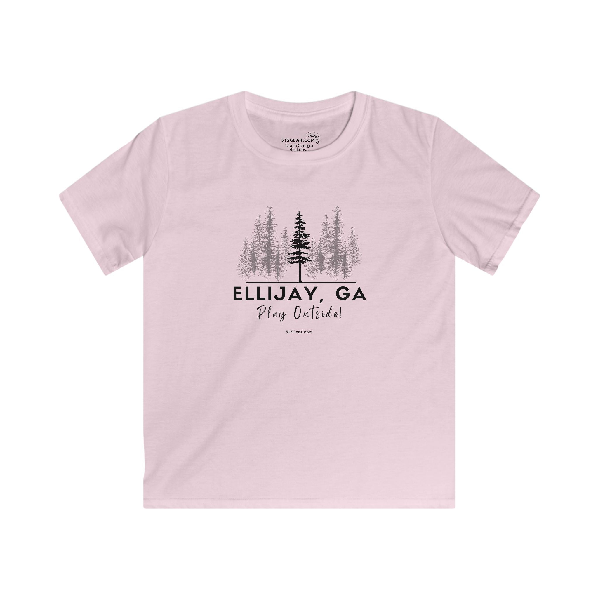 Kid’s T-Shirt, North GA Forest, by 515Gear.com | Ellijay, GA | Play Outside!