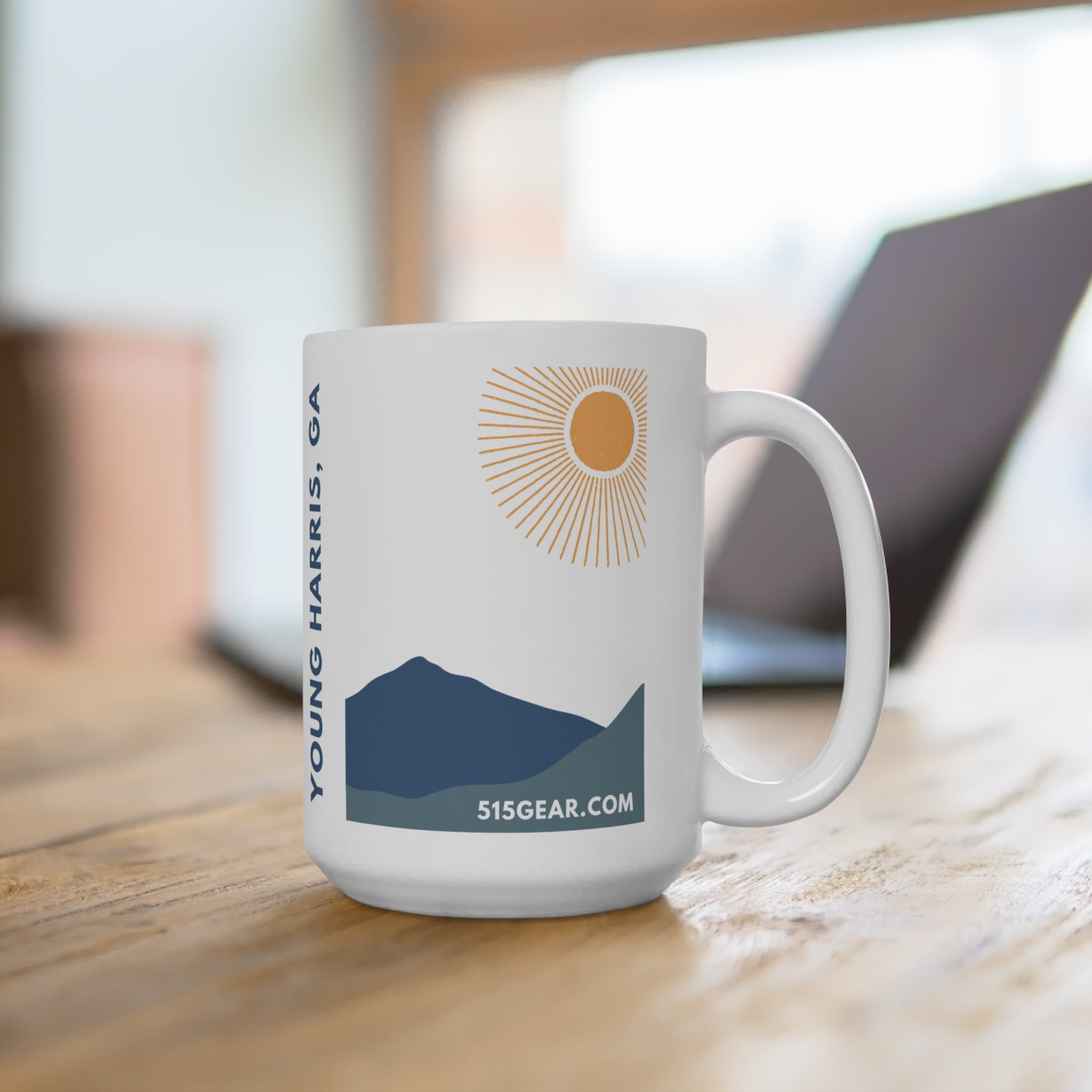 Mountain Sunrise, Young Harris Coffee Mug – 15oz