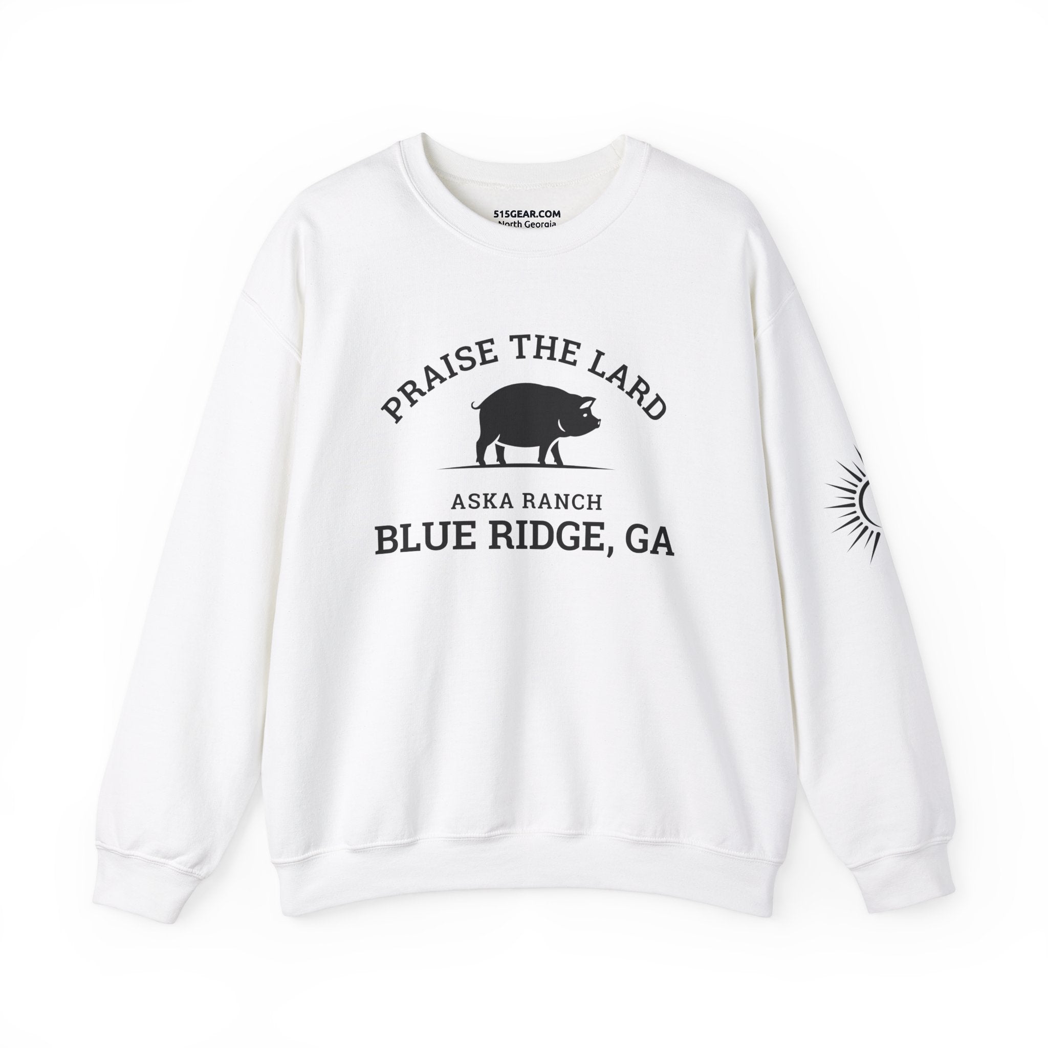 Sweatshirt, Praise the Lard Design, 515Gear.com | Blue Ridge, GA | Aska Ranch