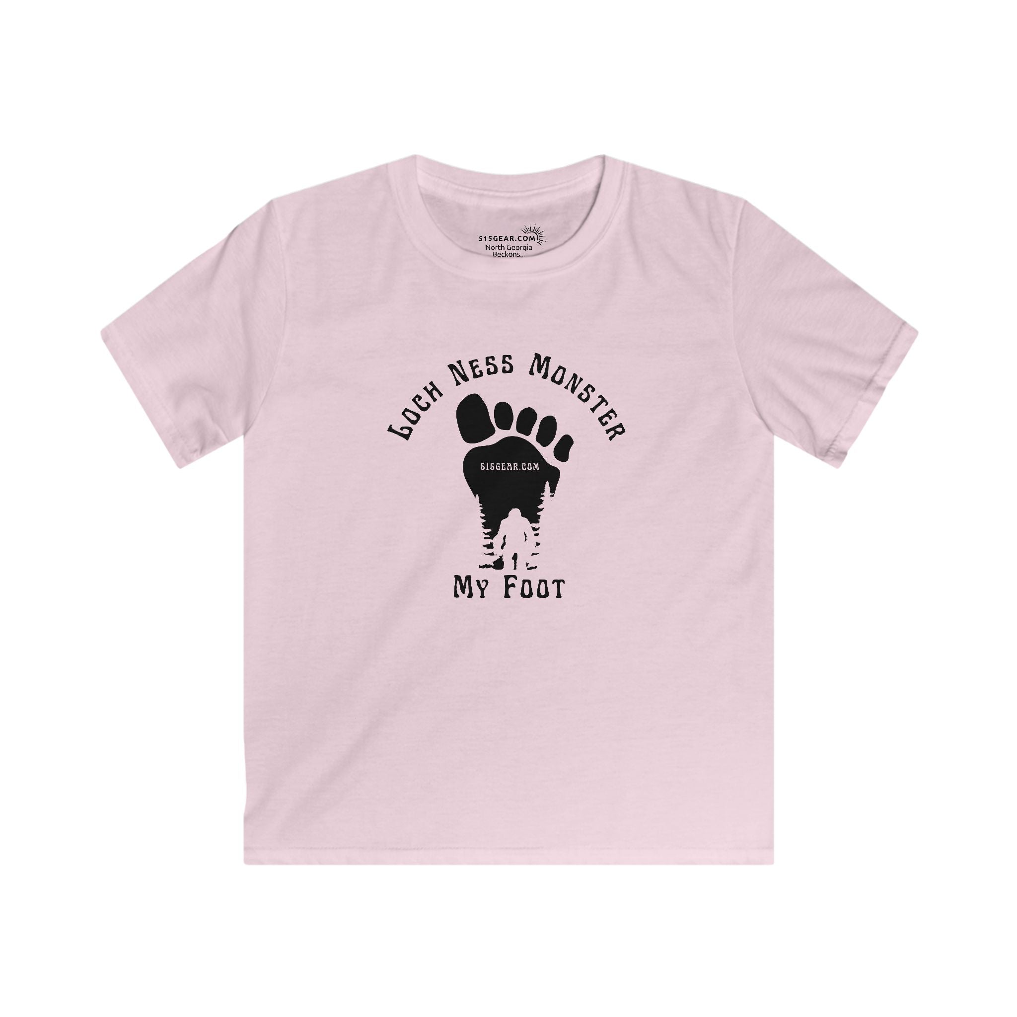 Bigfoot “Loch Ness Monster My Foot” Kids’ T-Shirt