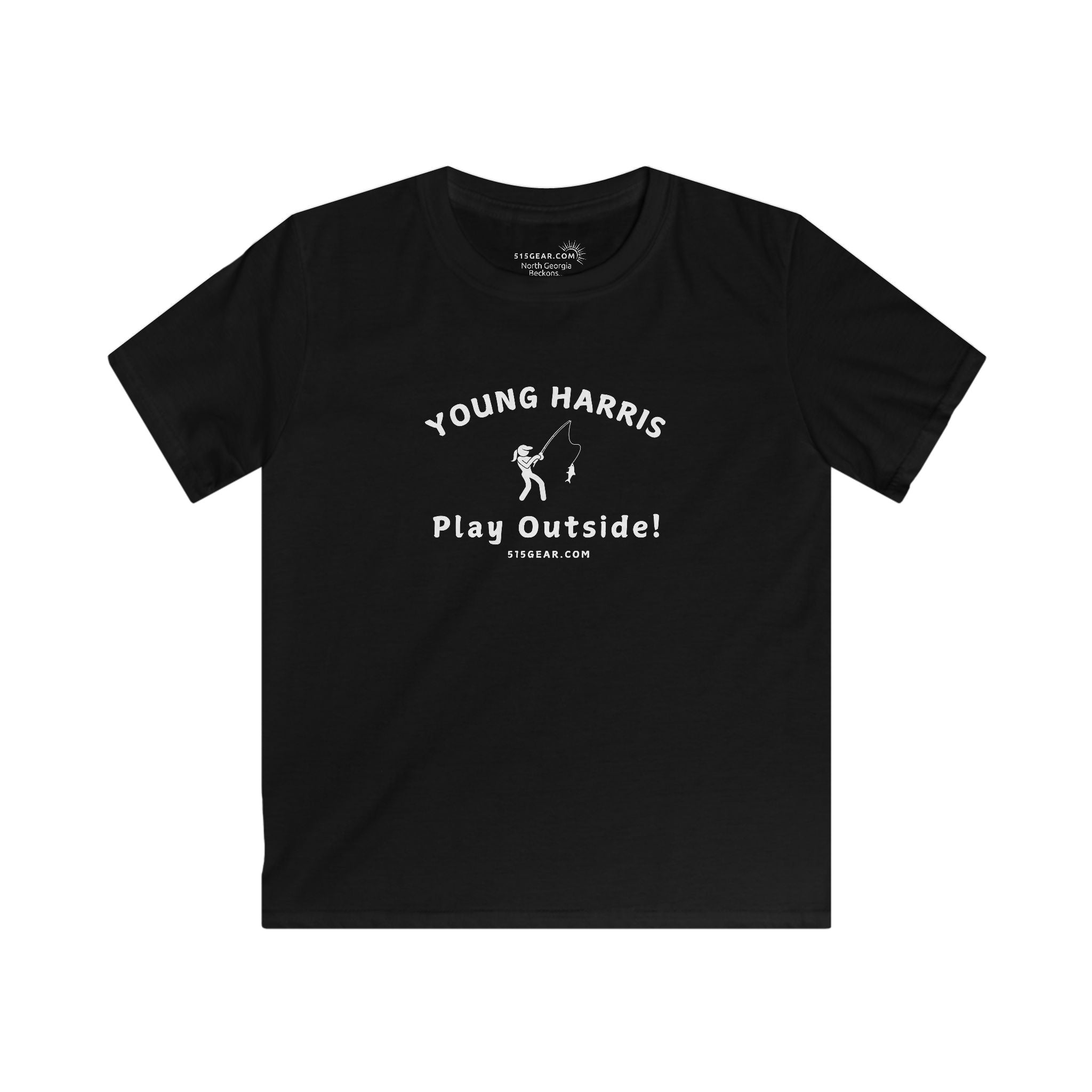 Kid’s T-Shirt, North GA Angler Adventure by 515Gear.com | Young Harris, GA | Play Outside!