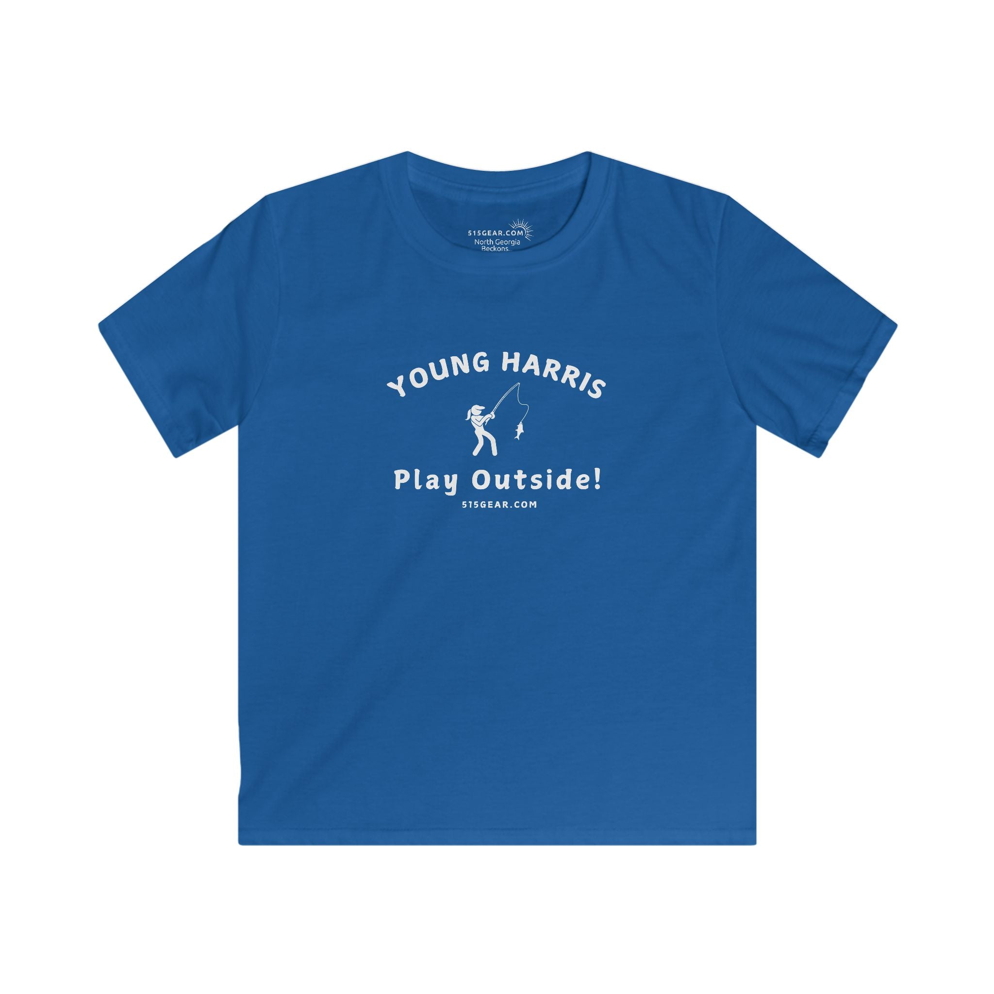 Kid’s T-Shirt, North GA Angler Adventure by 515Gear.com | Young Harris, GA | Play Outside!