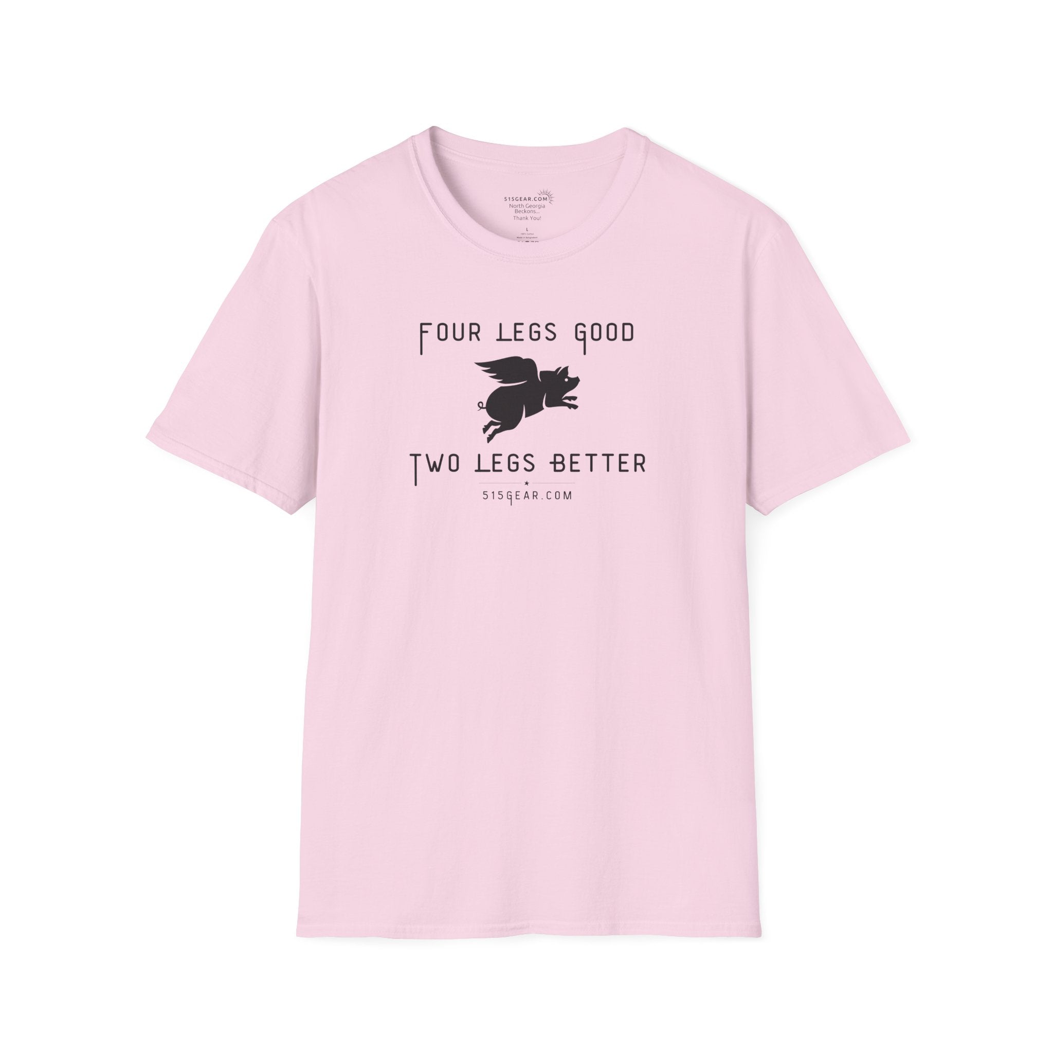 unisex adult t-shirt, satirical reference for “Orwellian” lovers | 515Gear.com | anyone love Animal Farm?