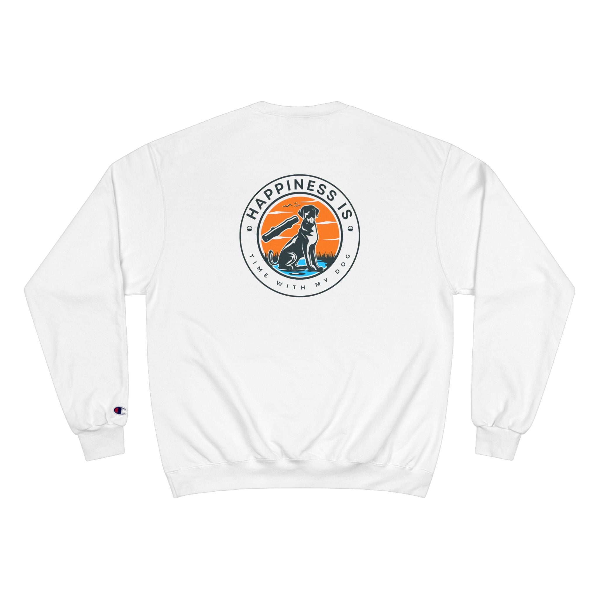 Sweatshirt, "Happiness Is" logo |515Gear.com | Spending Time with my Dog!