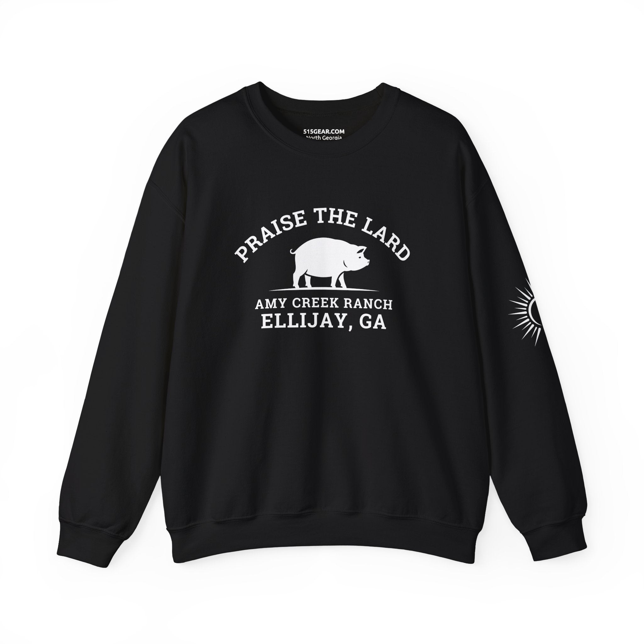 Sweatshirt, Praise the Lard Design, by 515Gear.com | Ellijay, GA | Amy Creek