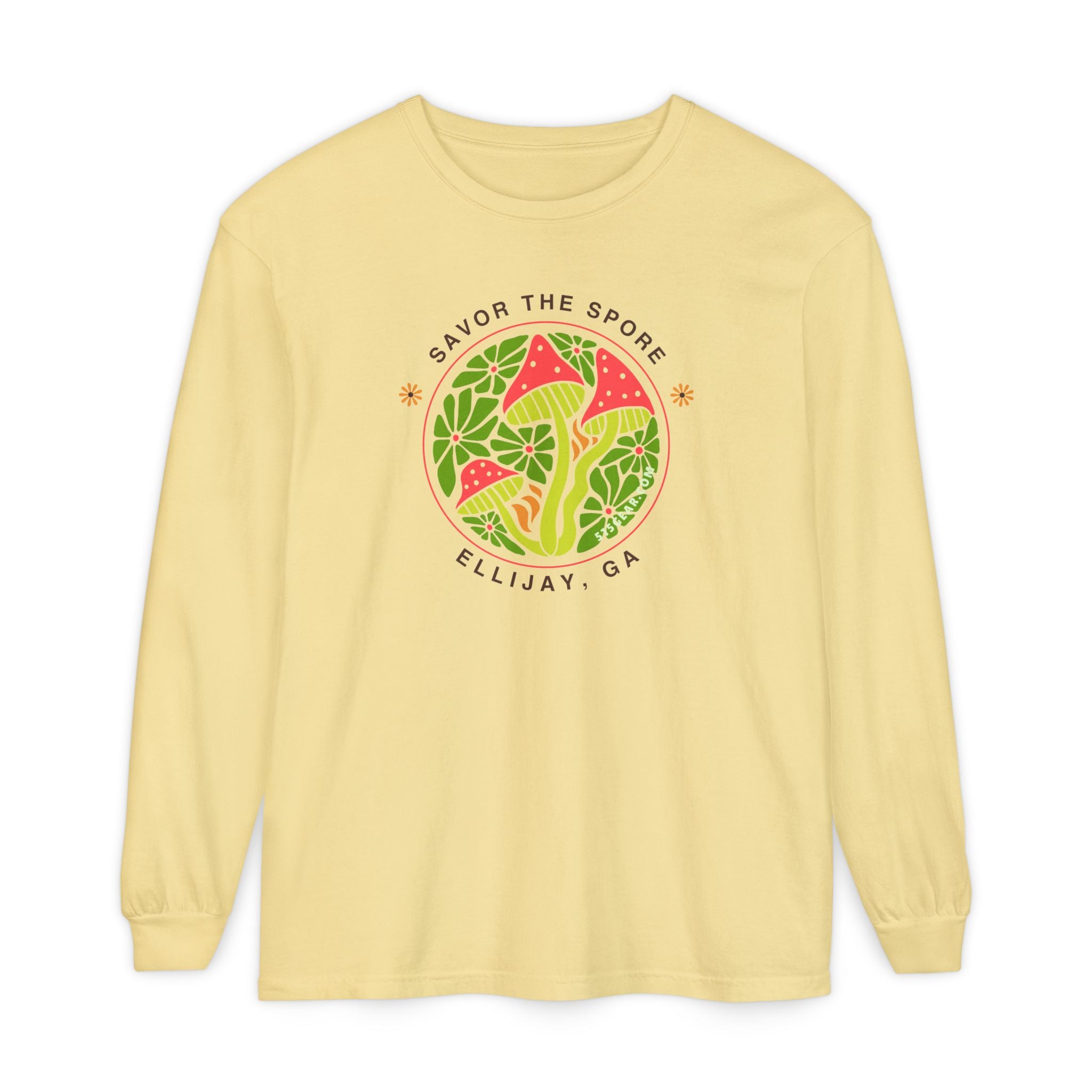 Savor the Spore – Ellijay, GA Unisex Long-Sleeve Tee