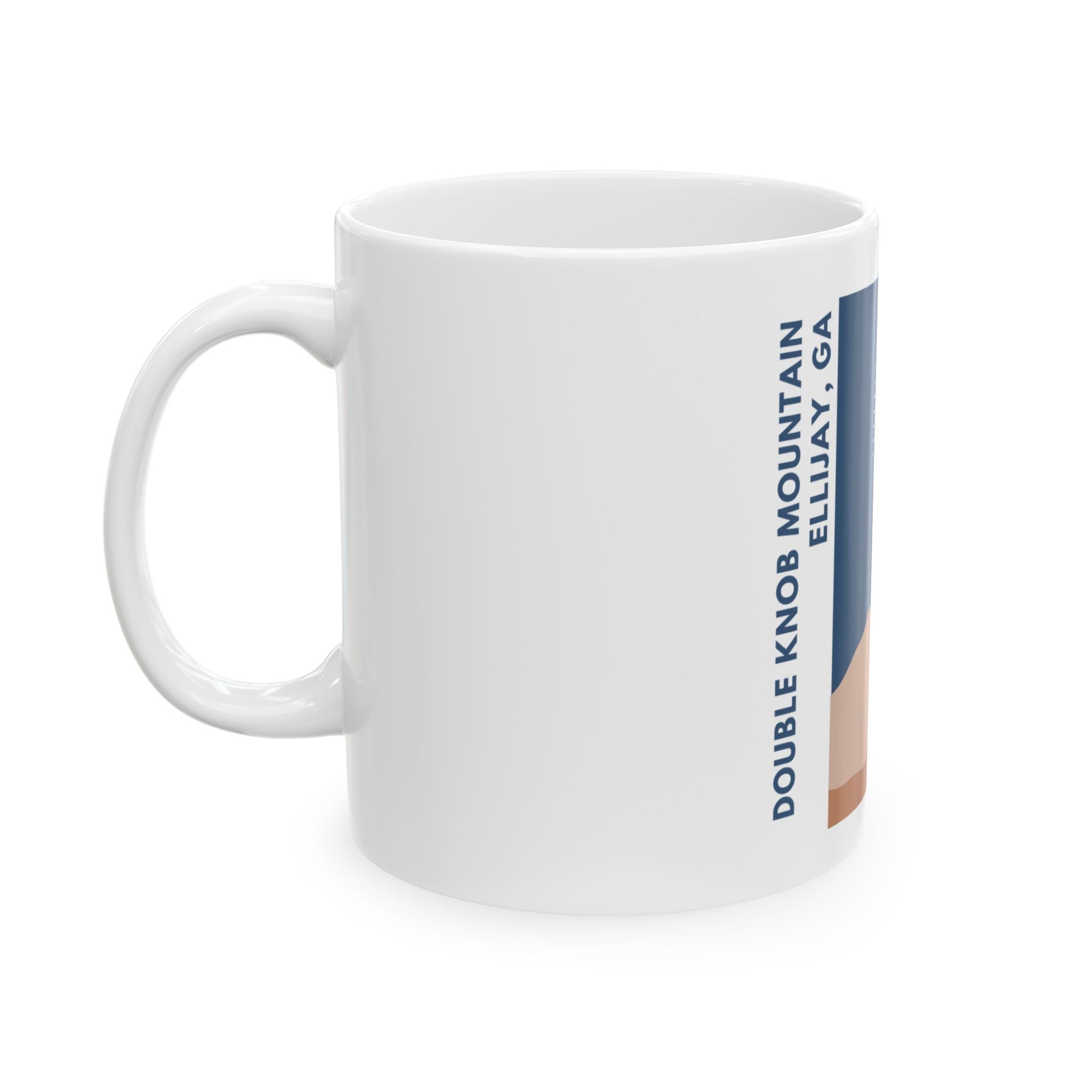 Double Knob Mountain Full Moon, Coffee Mug – 15oz