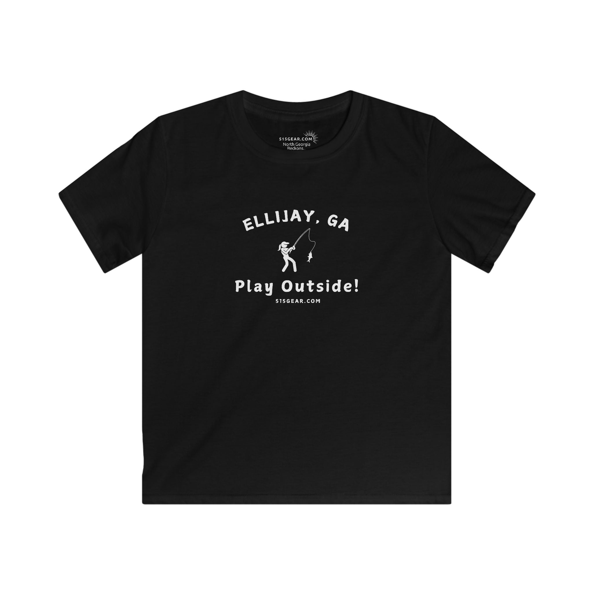 Kid’s T-Shirt, North GA Angler Adventure by 515Gear.com | Ellijay, GA | Play Outside!