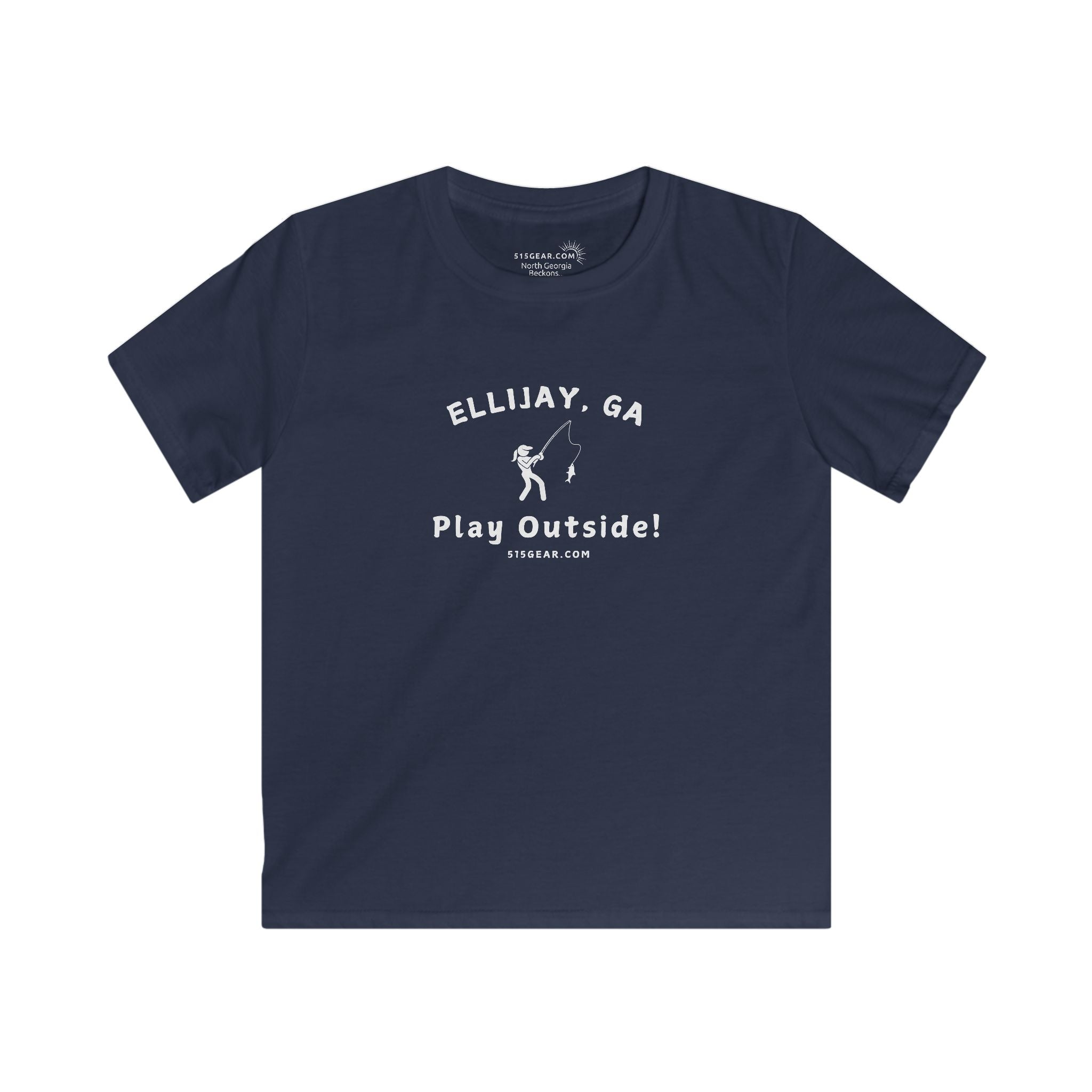 Kid’s T-Shirt, North GA Angler Adventure by 515Gear.com | Ellijay, GA | Play Outside!