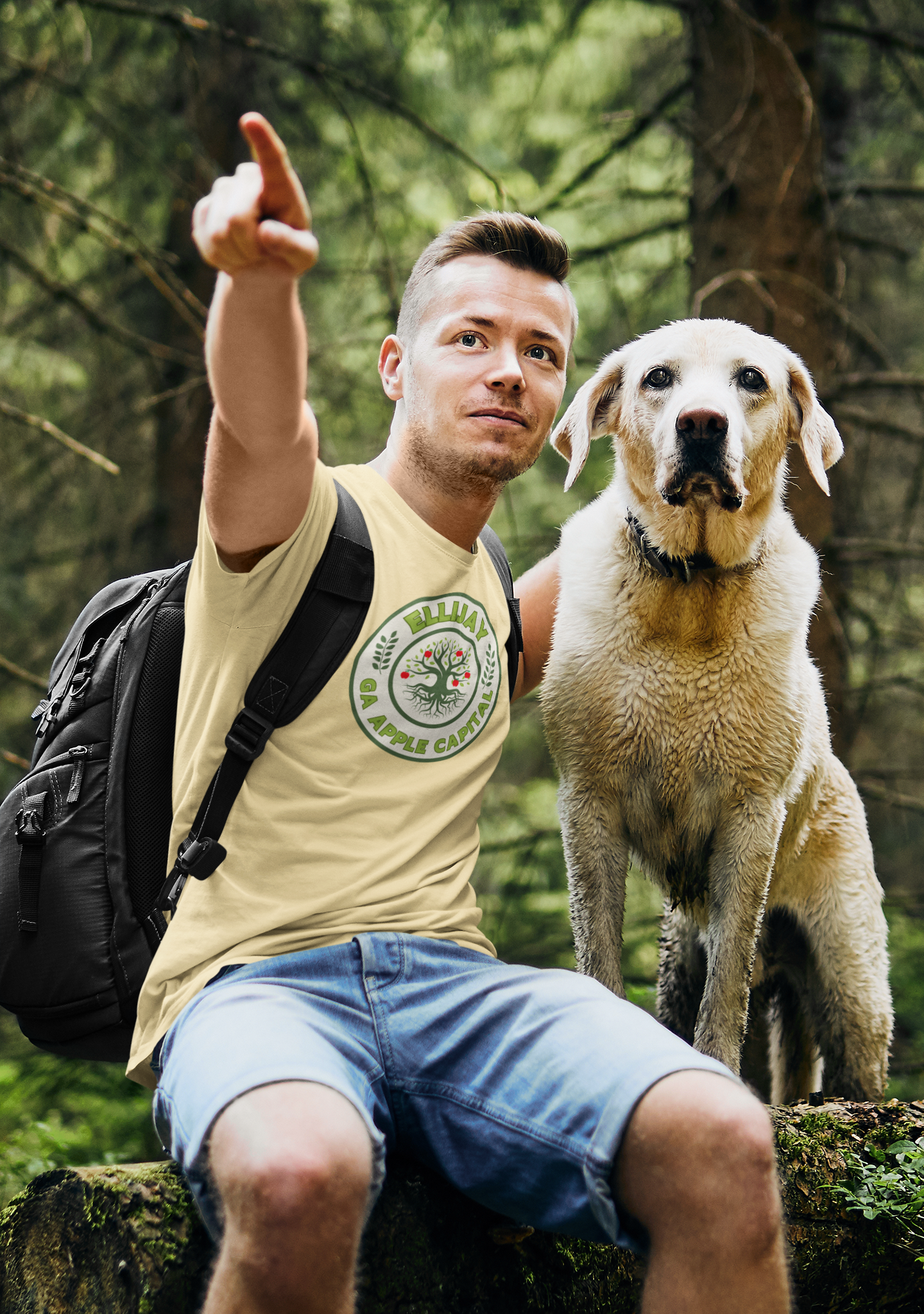 Unisex Adult T-shirt, GA Apple Capital, by 515Gear.com | Ellijay, GA | celebrate outdoors among the apple trees