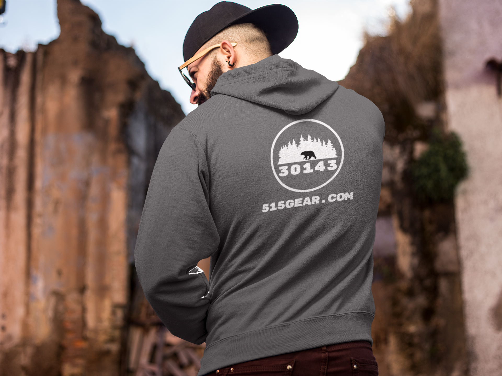 Adult Sweatshirt, 30143 Adventure Awaits |515Gear.com | Perfect for a brisk North GA day!