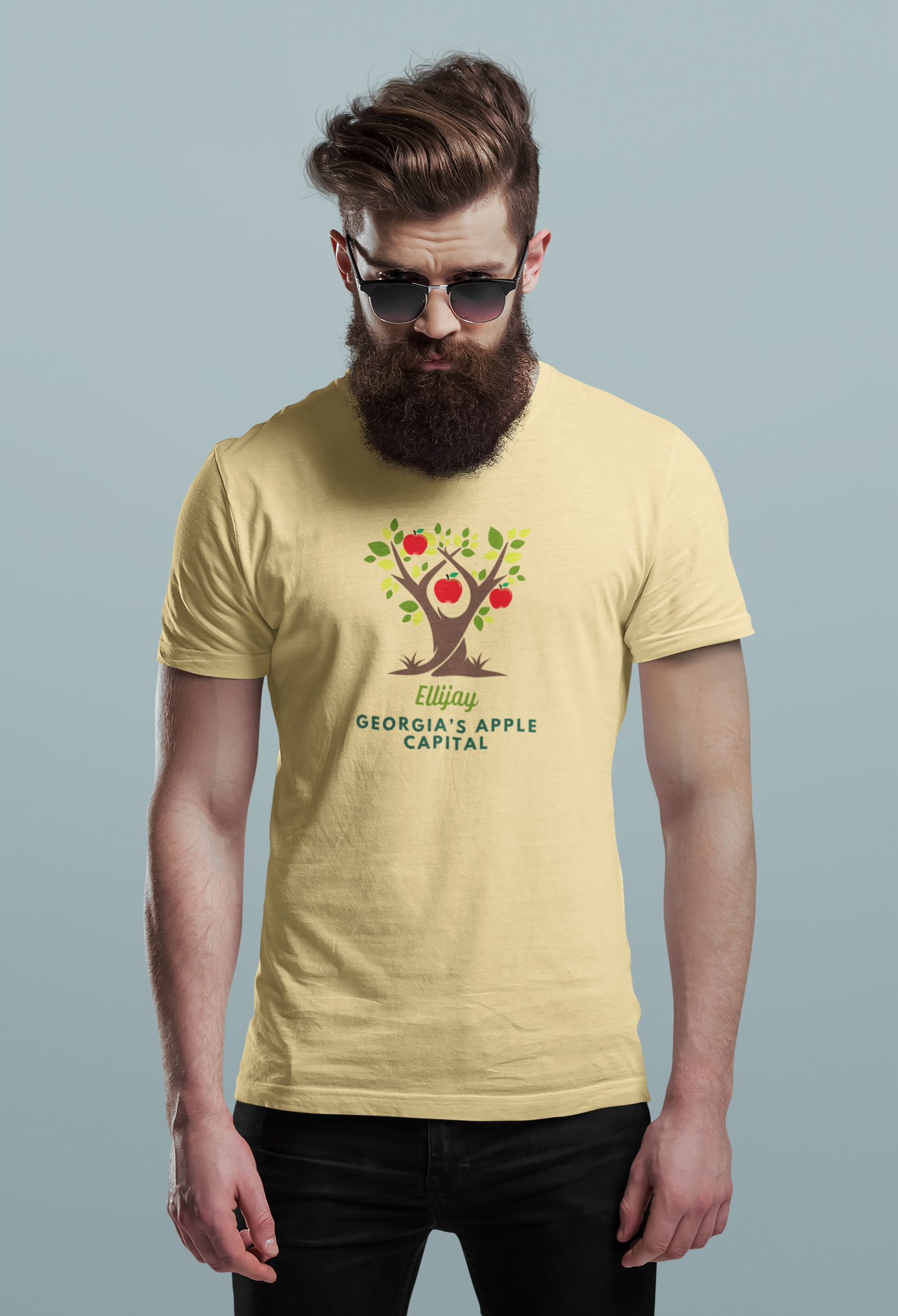 Unisex Adult T-shirt, cool Apple Tree Graphic, by 515Gear.com | Ellijay, GA | celebrate GA’s Apple Capital