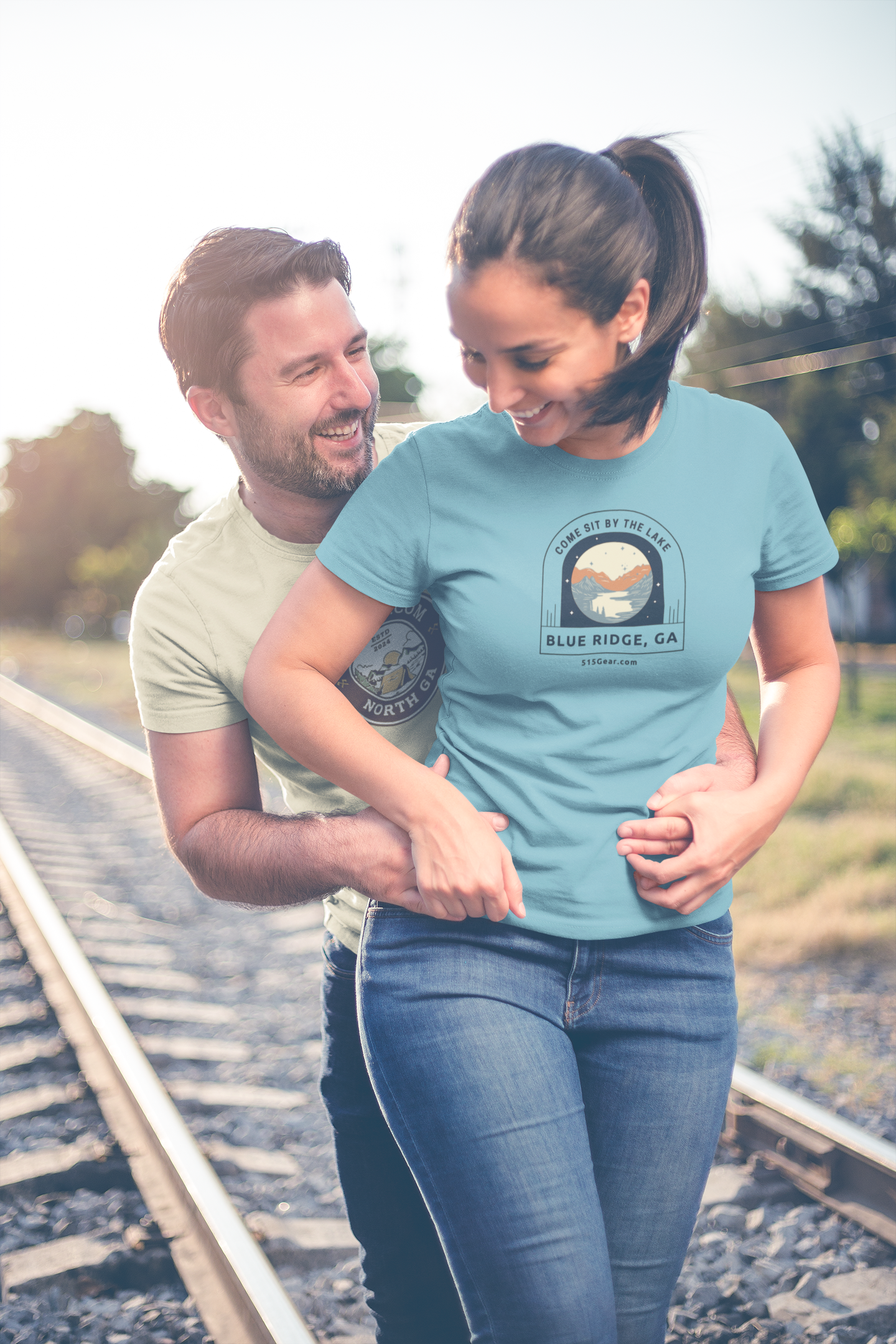 Unisex Adult T-shirt, by 515Gear.com | Blue Ridge, GA | Come Sit by the Lake!