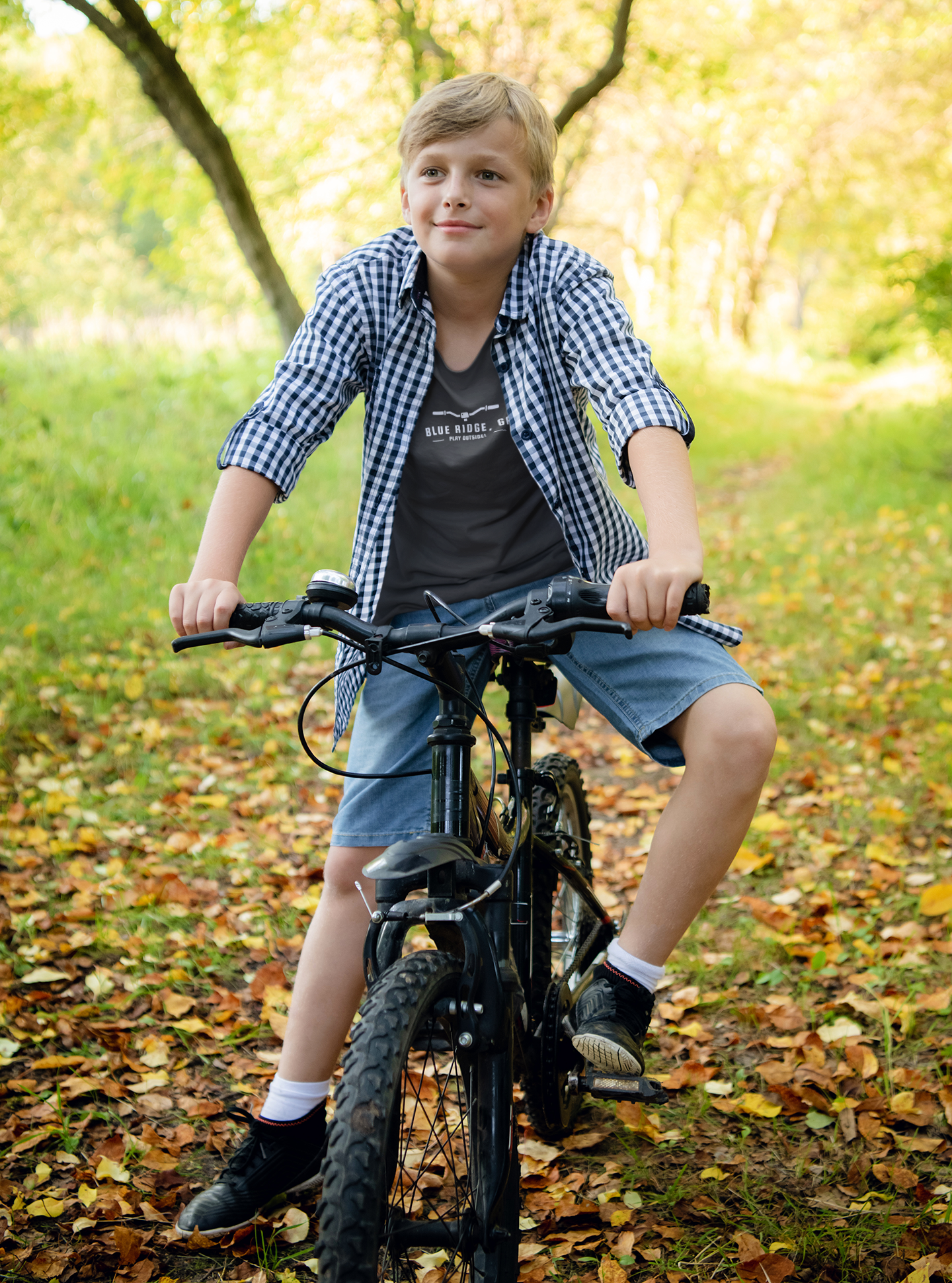 Kid’s T-Shirt, North GA biking, by 515Gear.com | Blue Ridge, GA | Play Outside!
