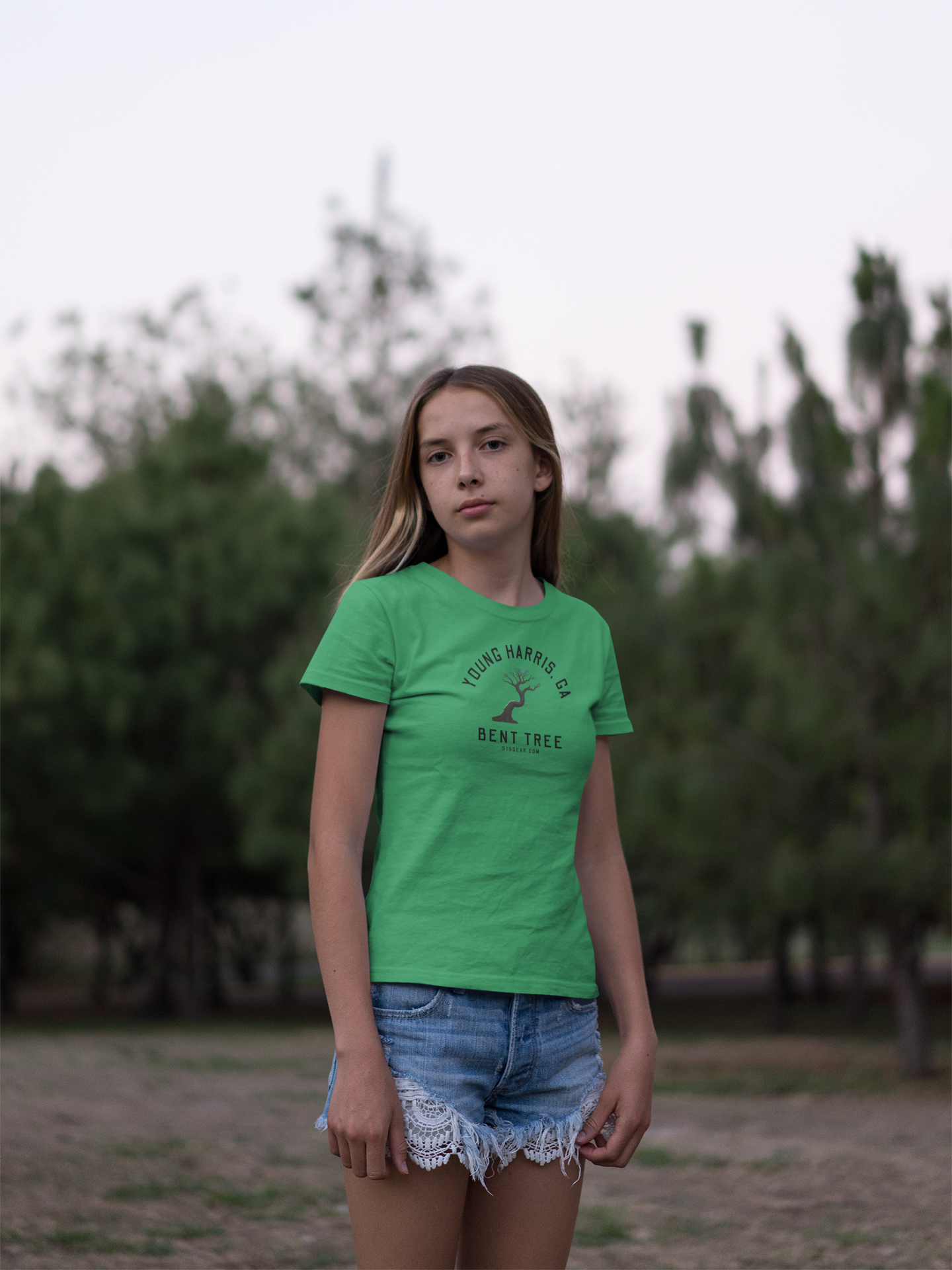 Kid’s T-Shirt, Bent Tree design by515Gear.com | Young Harris, GA | Don't leave the trail!