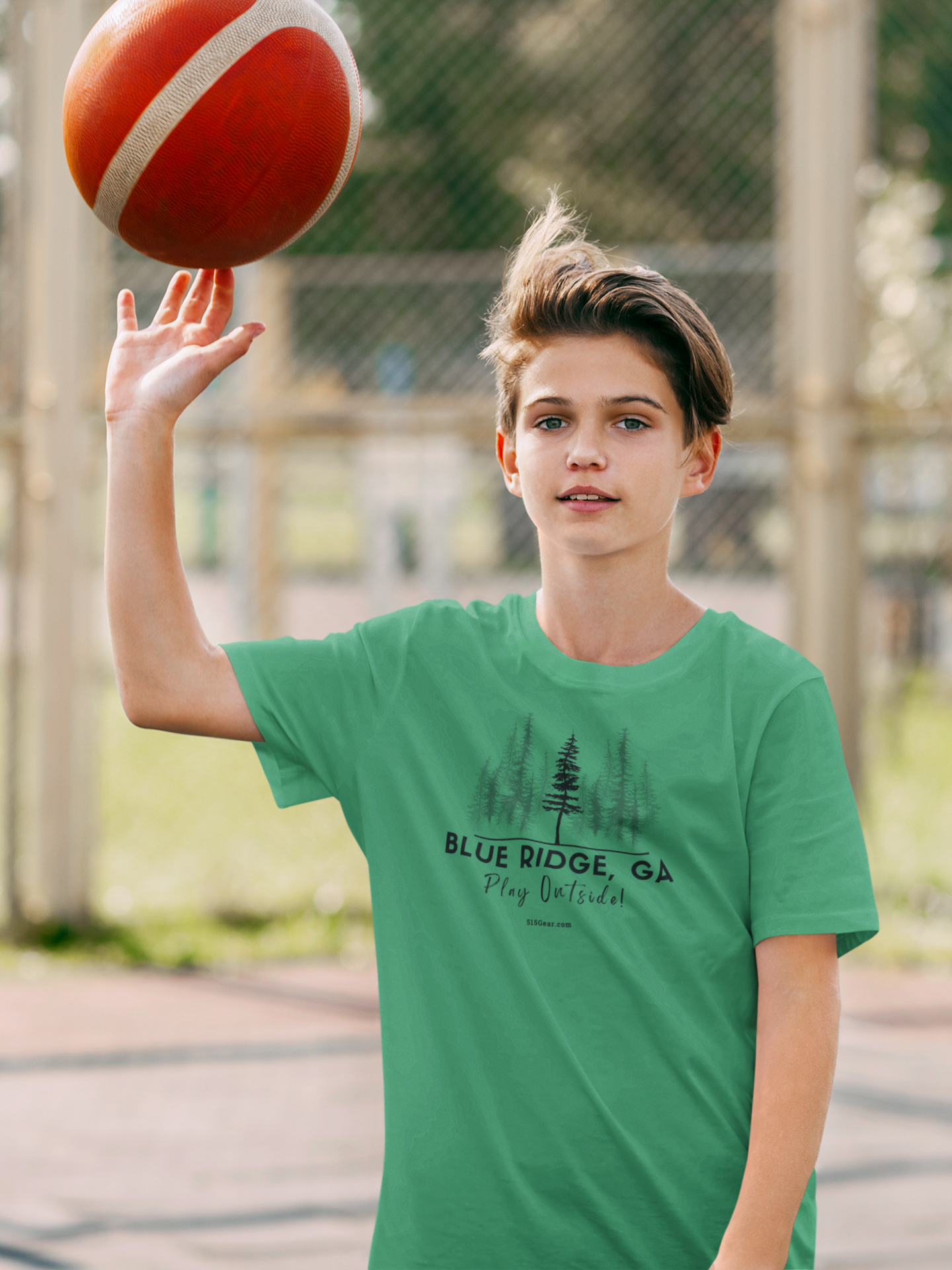 Blue Ridge, Georgia "Play Outside" Kids’ T-Shirt – North Georgia Forest Adventure