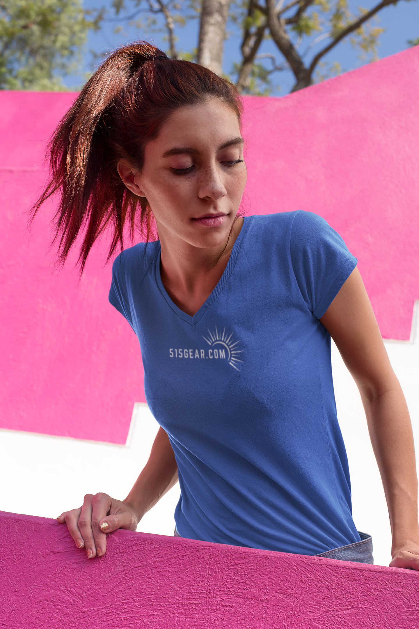 515Gear Women's Short Sleeve V-Neck Tee