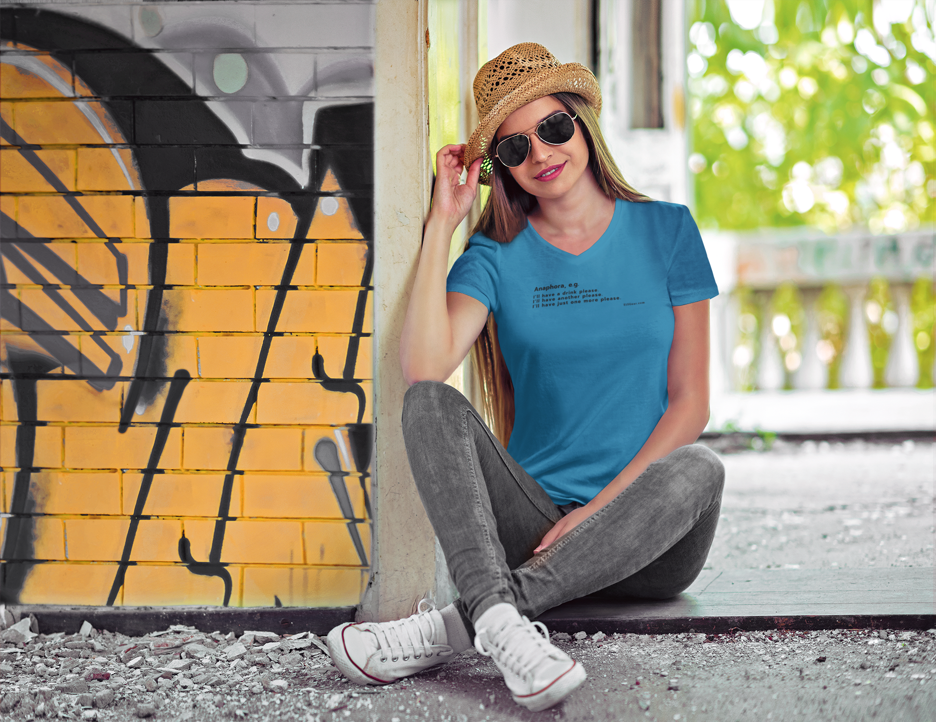 Word Fun: Anaphora - Women’s V-Neck Tee