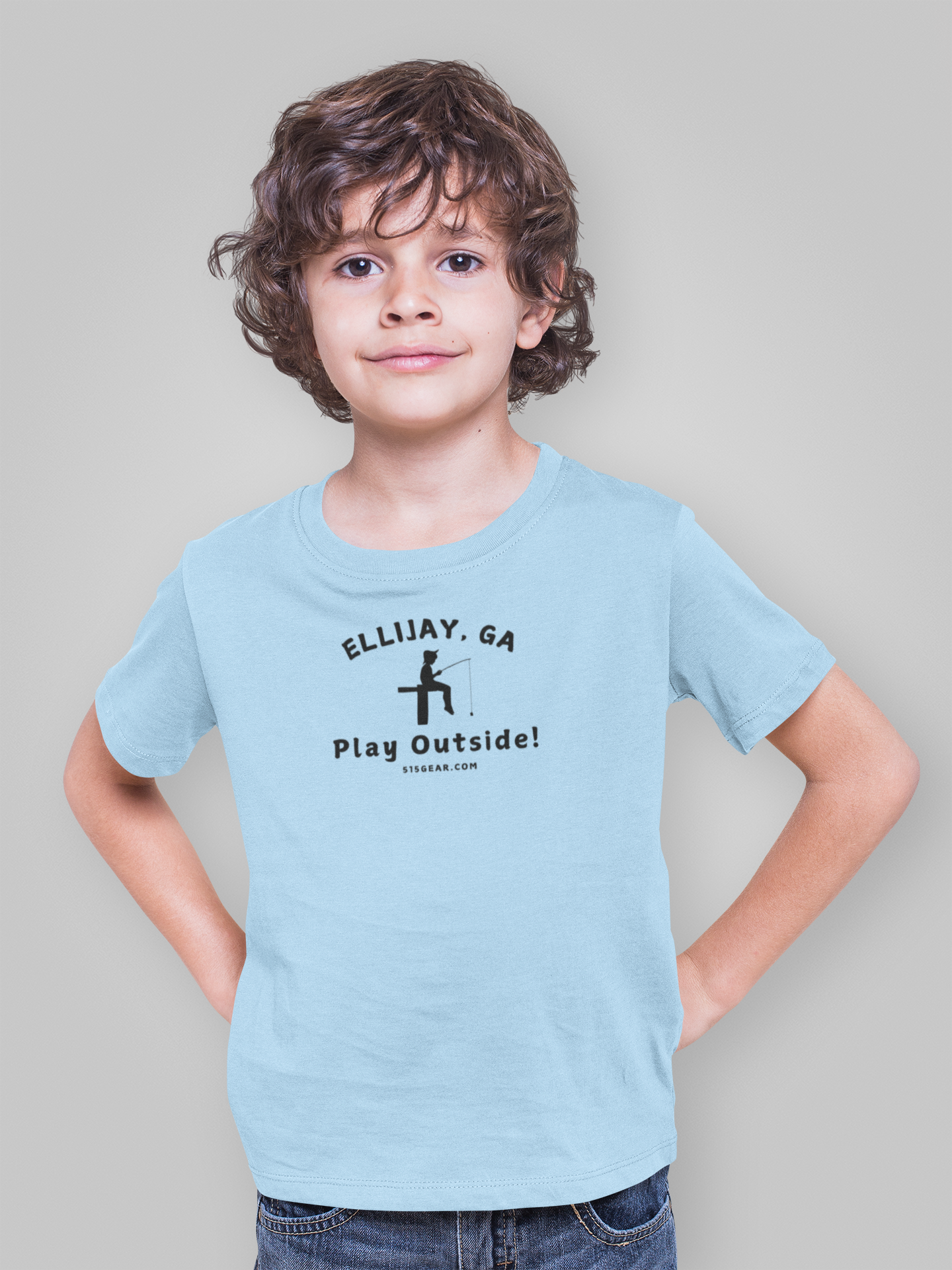 Kid’s T-Shirt, North GA Fishing Adventure by 515Gear.com | Ellijay, GA | Play Outside!