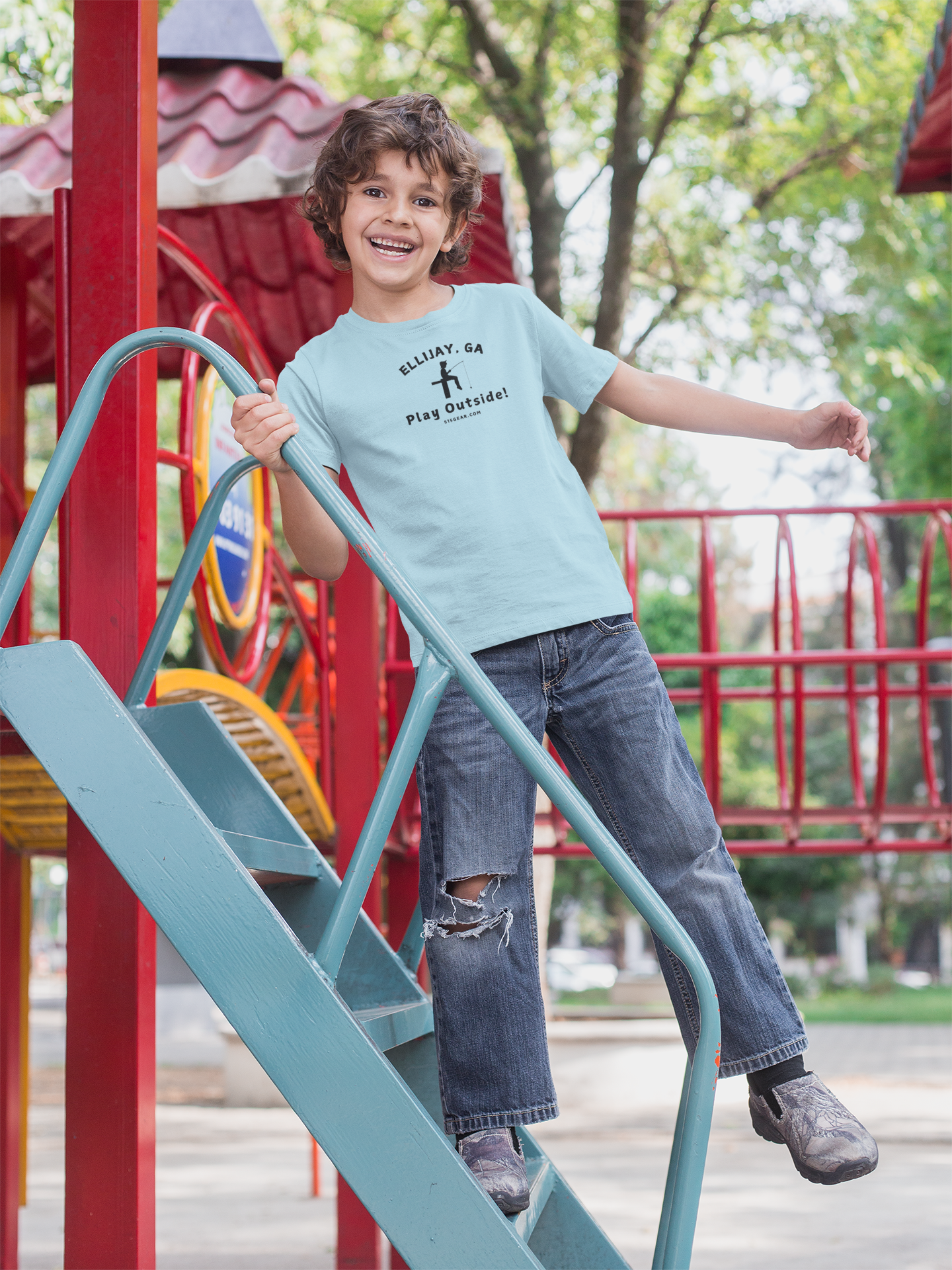 Kid’s T-Shirt, North GA Fishing Adventure by 515Gear.com | Ellijay, GA | Play Outside!