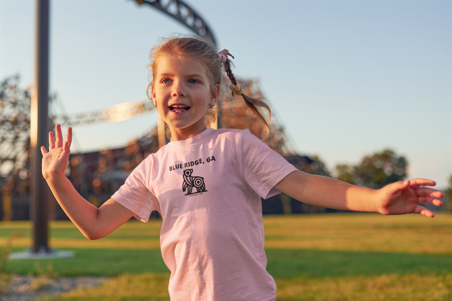 Kid’s T-Shirt, Origami Bear Design, by 515Gear.com | Blue Ridge, GA | Play Outside!