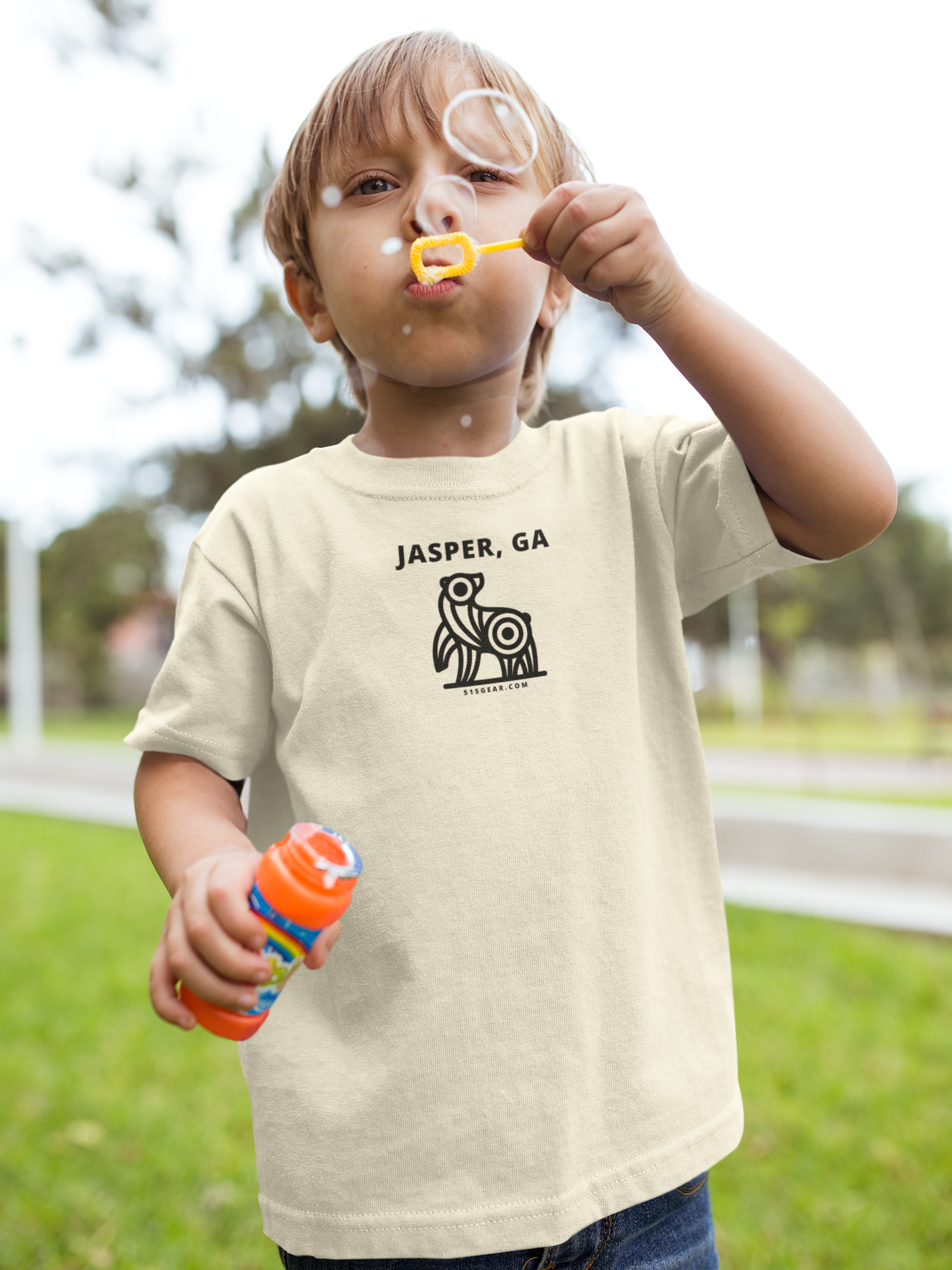 Kid’s T-Shirt, Origami Bear design by515Gear.com | Jasper, GA | Don't Feed the Bears!