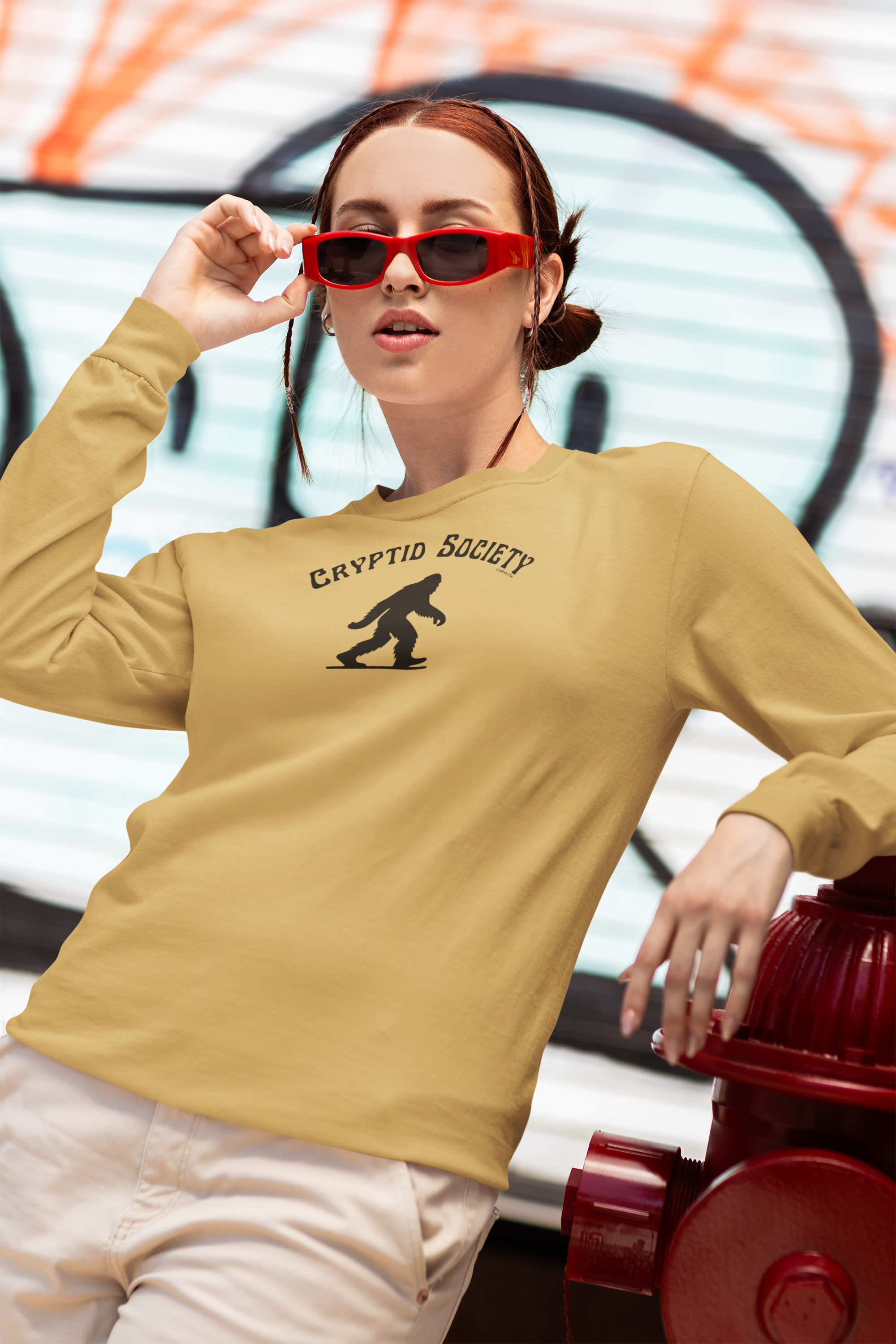 Cryptid Society Long Sleeve Tee – Bigfoot Edition (Comfort Colors®)