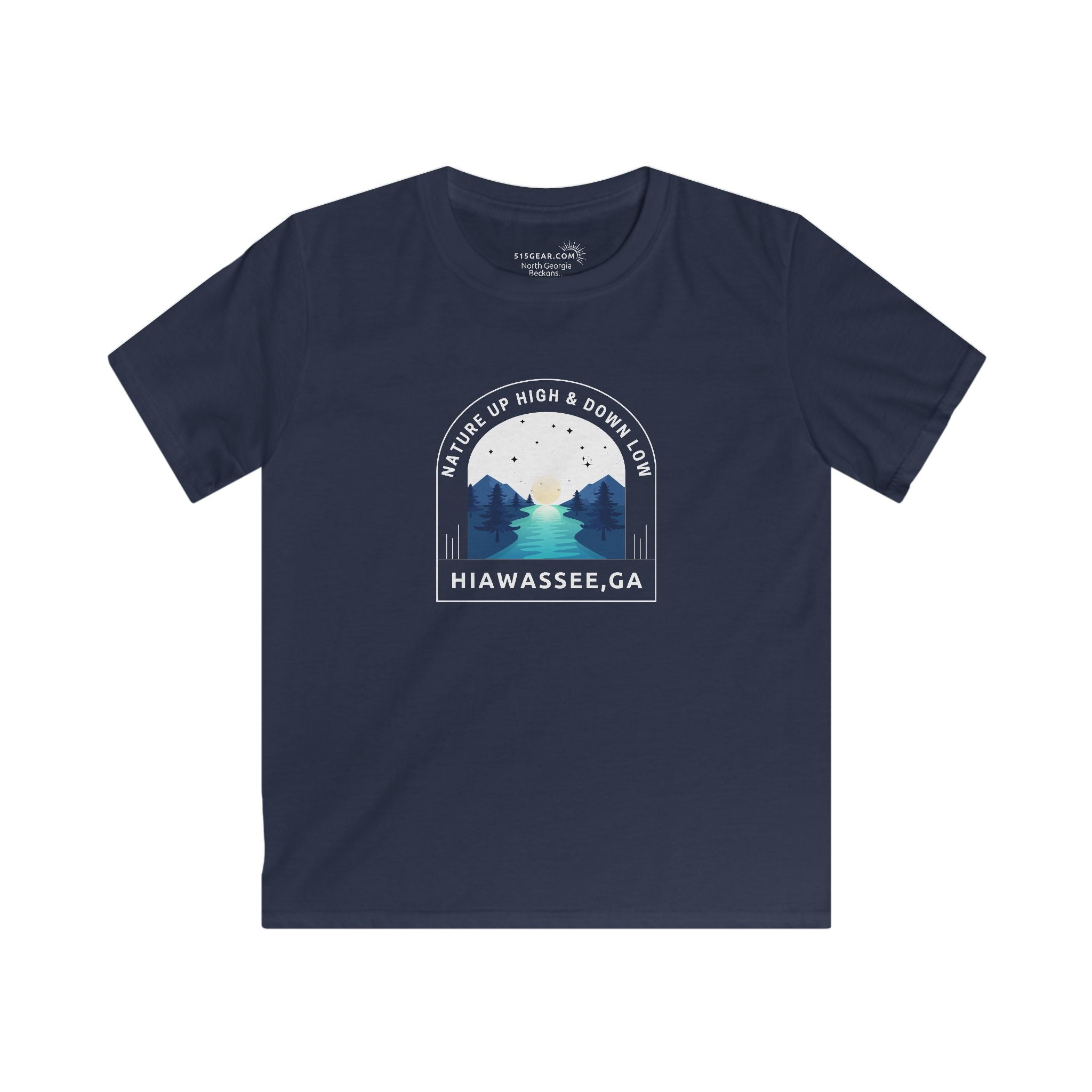 Kid’s T-Shirt, Nature Up High & Down Low by 515Gear.com | Hiawassee, GA | Hike Brasstown Bald!